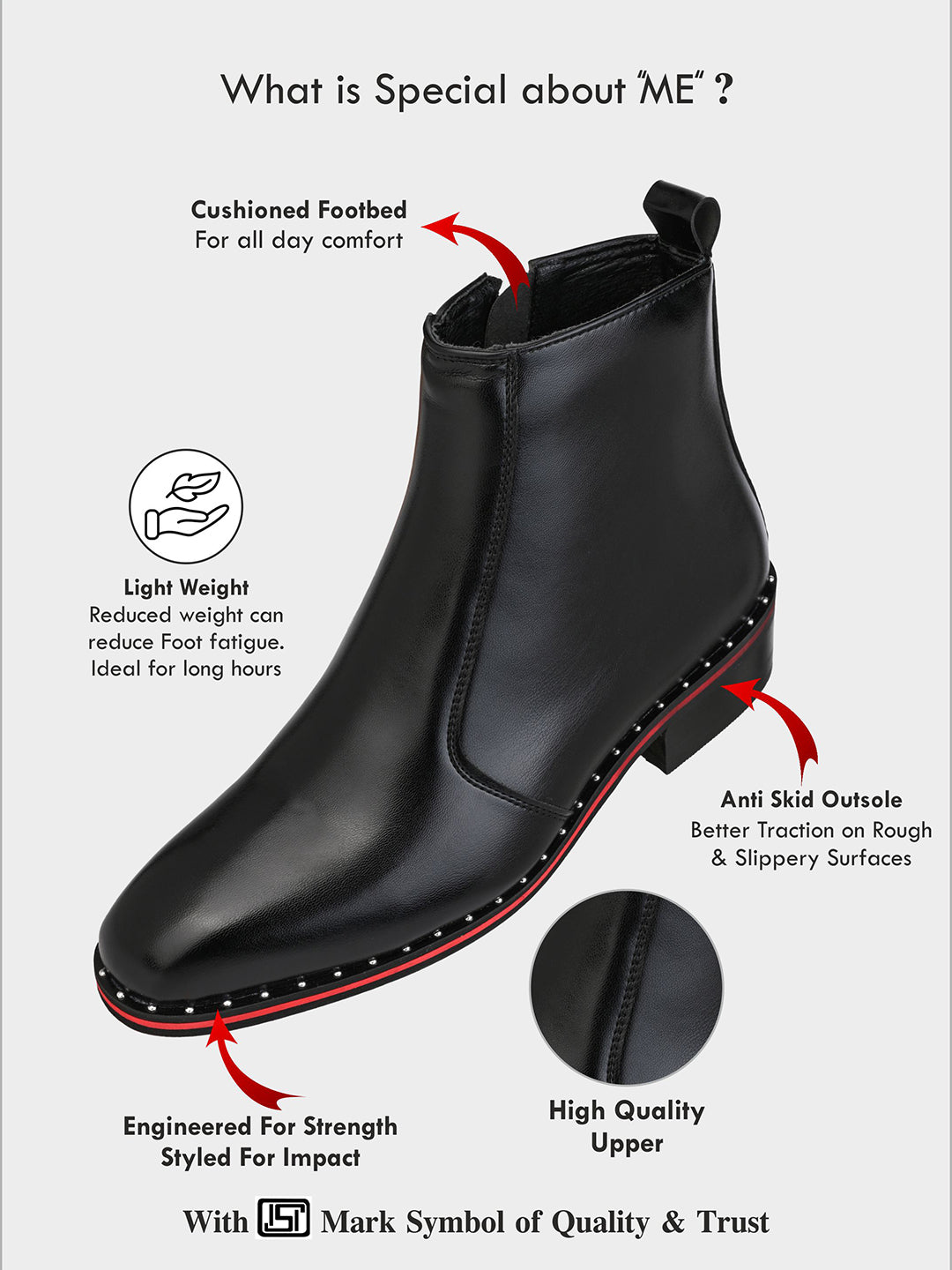 FRANK ROMELLO Men Premium Ankle Boots