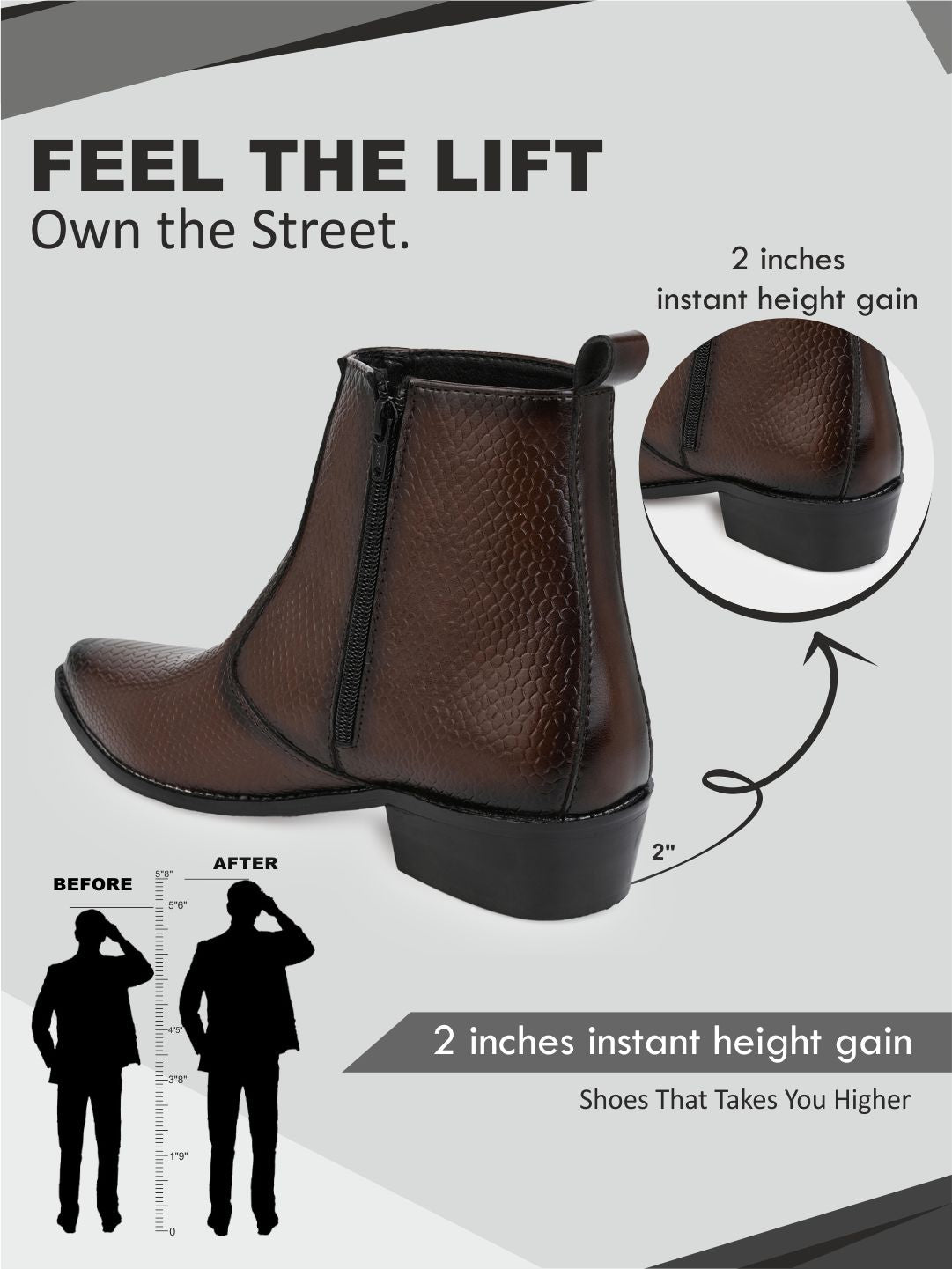 Men Chelsea Block Boots