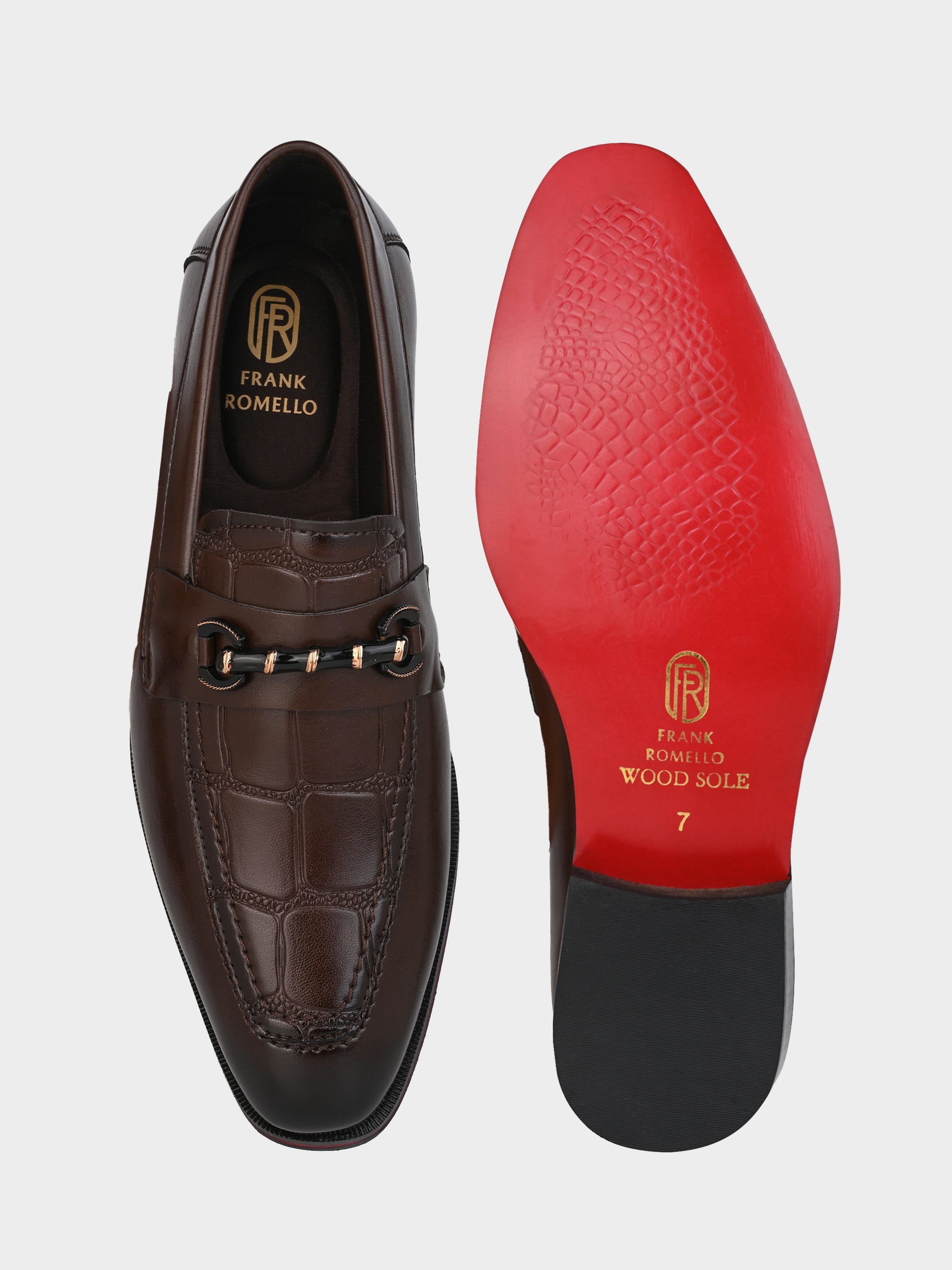 Men's Handcrafted Textured Loafers with Cuban Heels