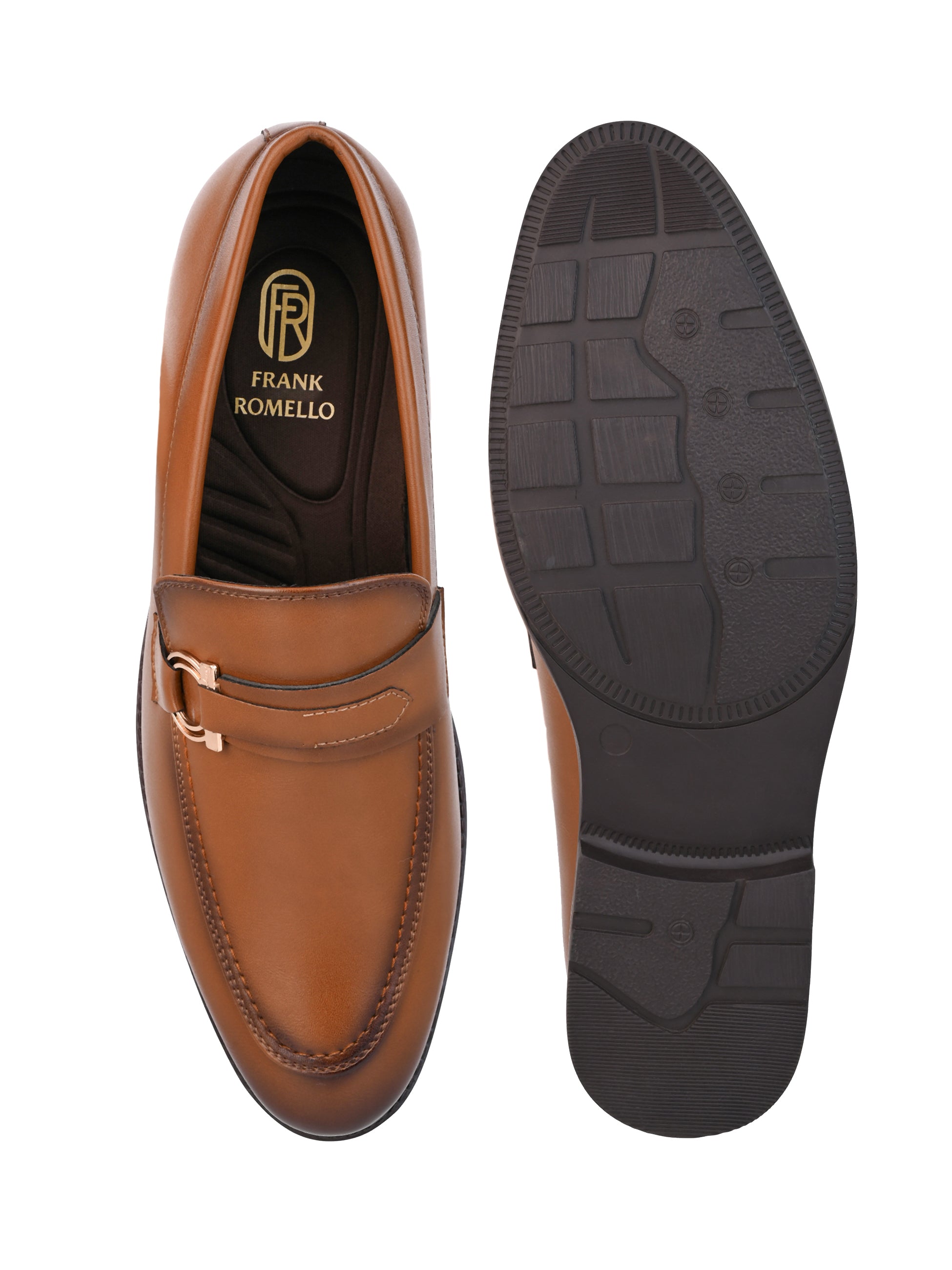 Men's Black  Tan Formal Tassel Loafer