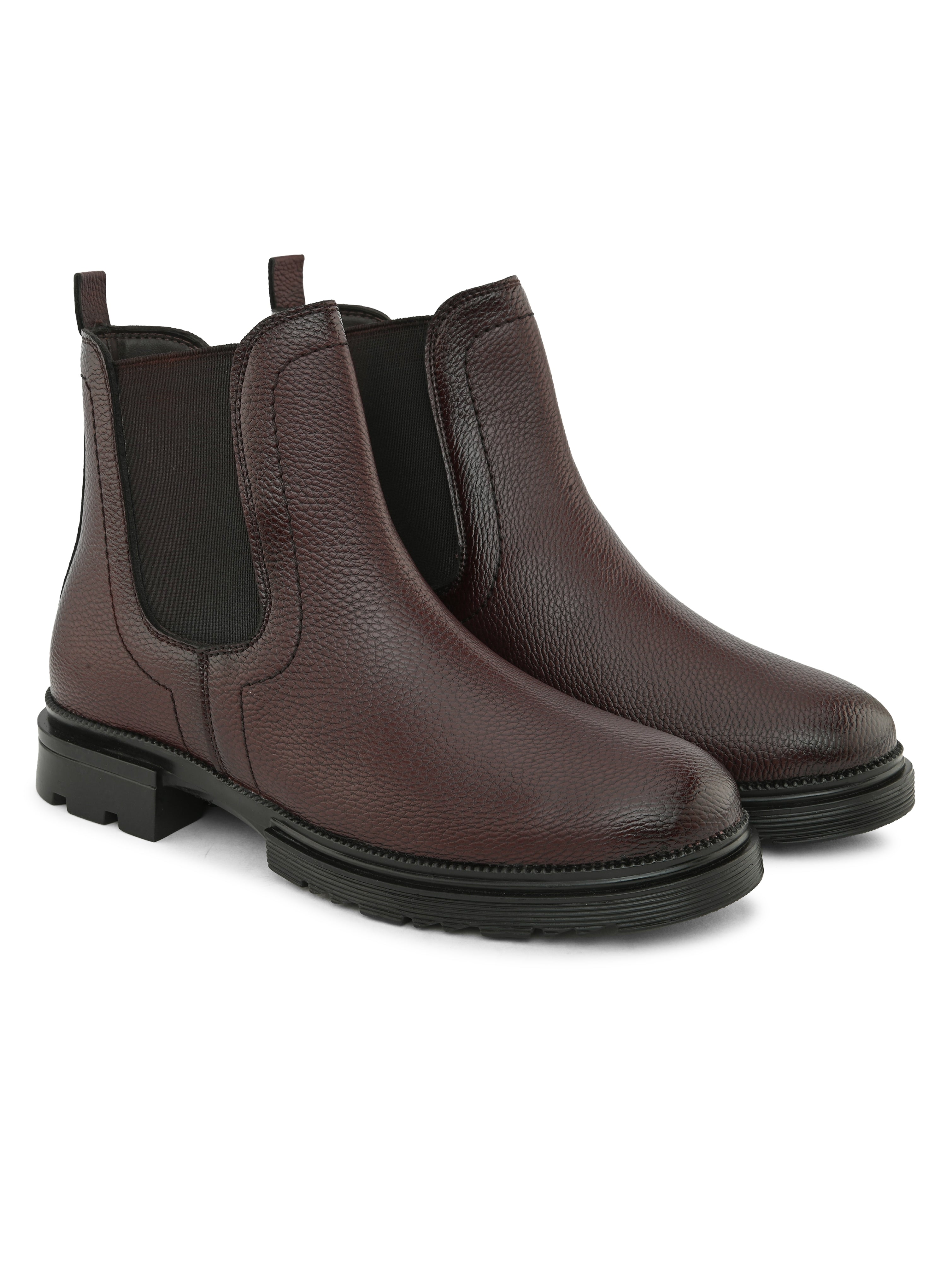vegan leather casual boots