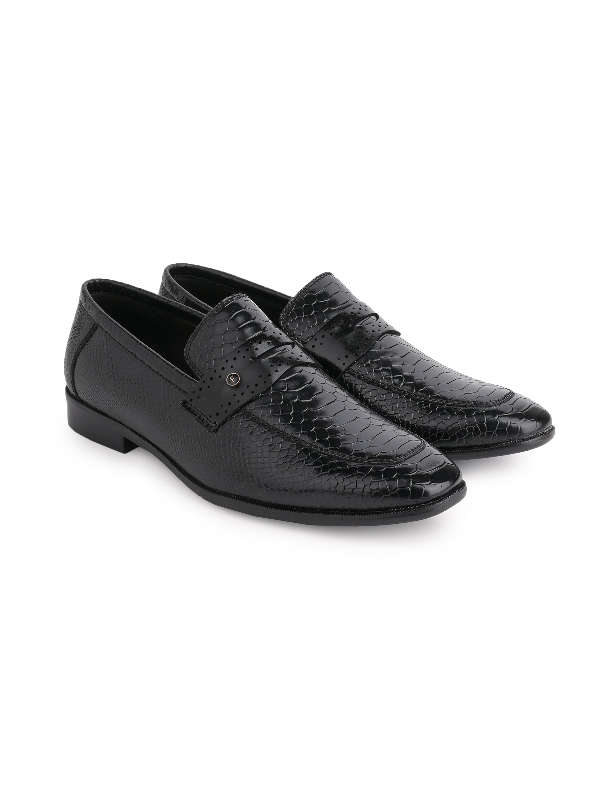Men Textured Formal Loafers