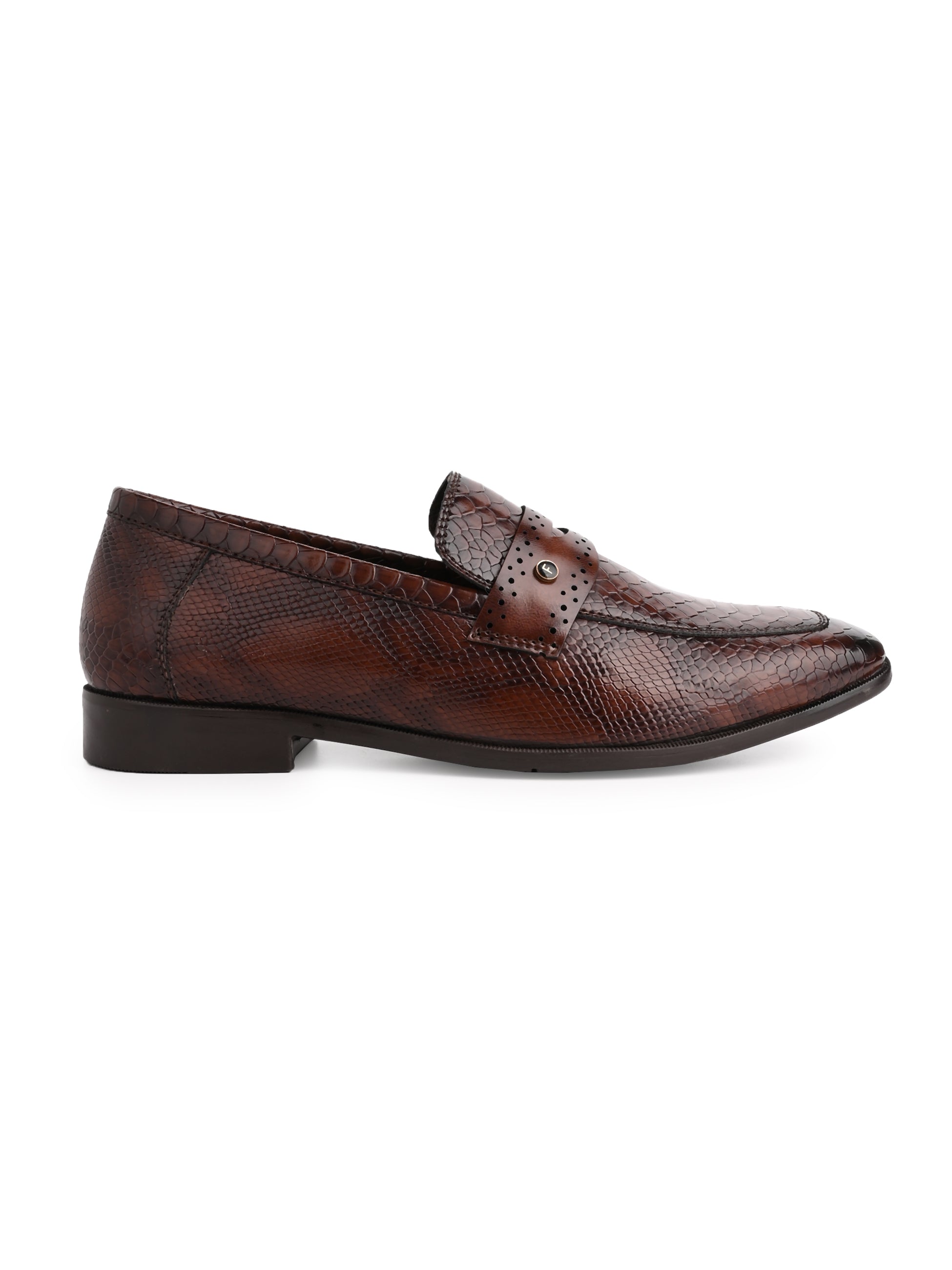 Men Textured Formal Loafers