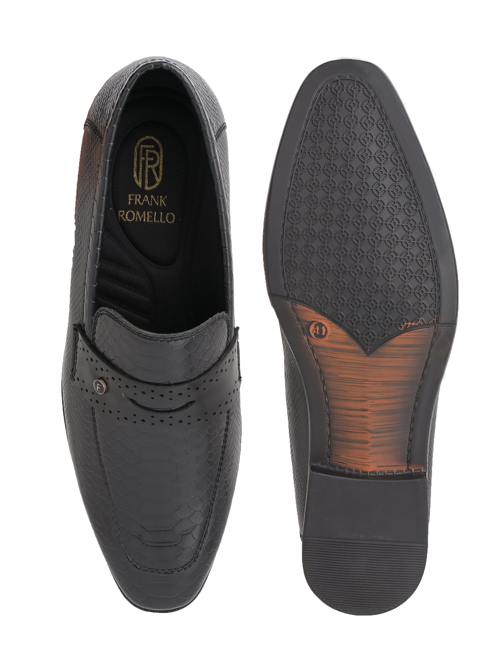 Men Textured Formal Loafers
