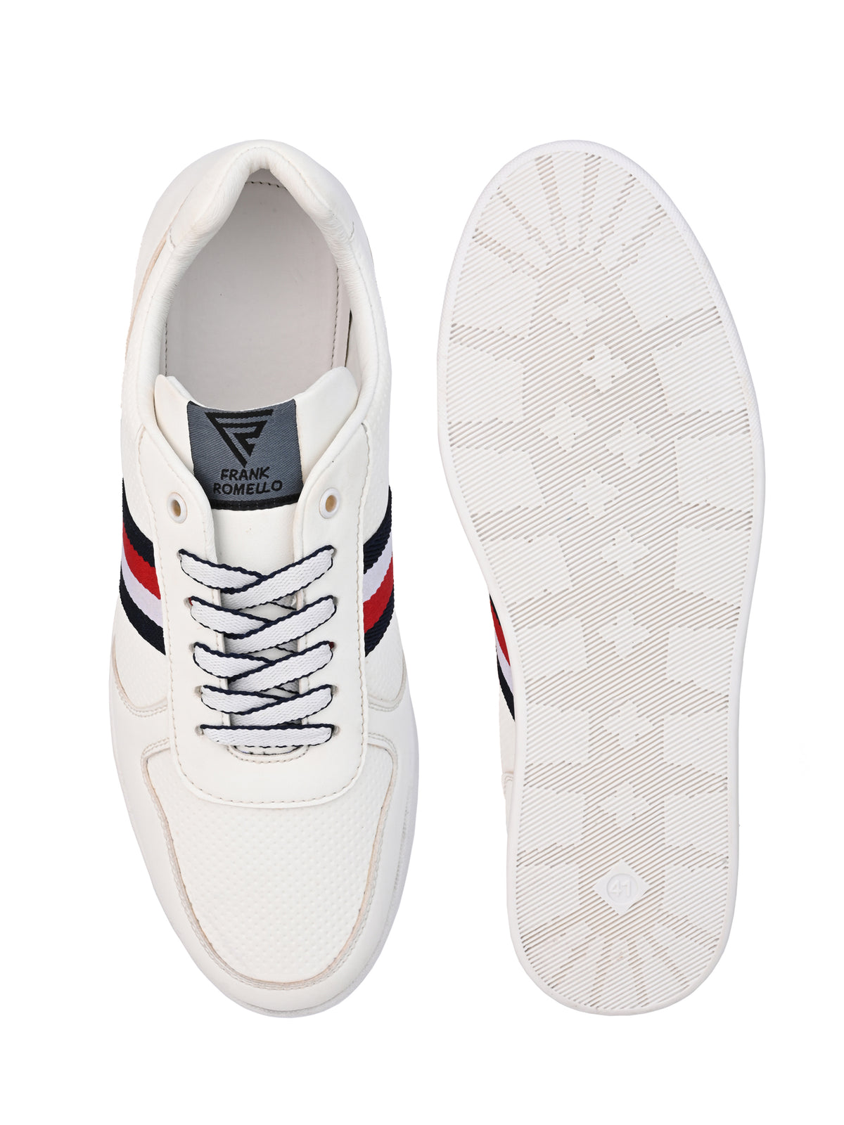 Men Round Toe Lace-Up Sneakers – FRANKROMELLO