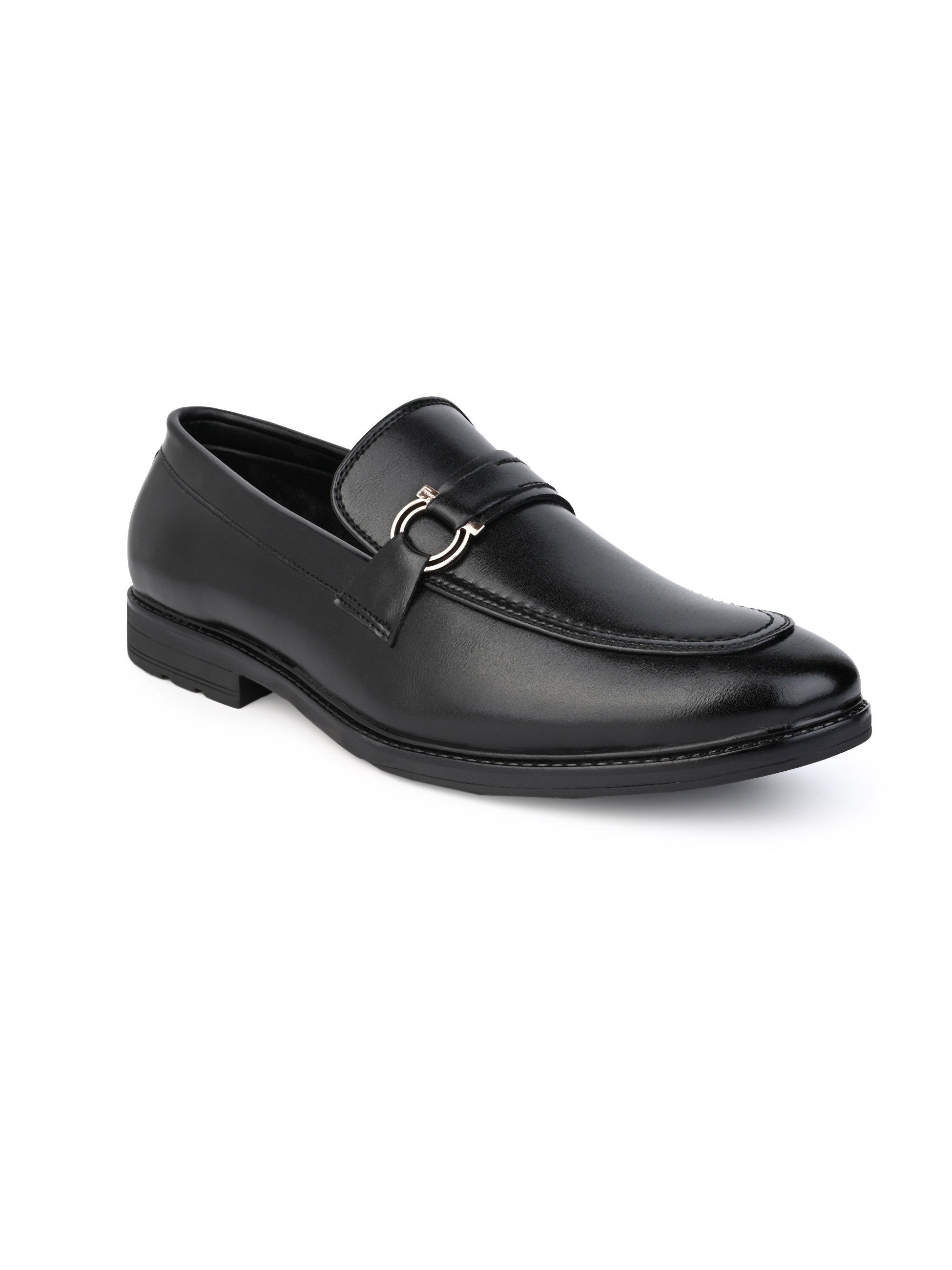 Men's Black  Tan Formal Tassel Loafer