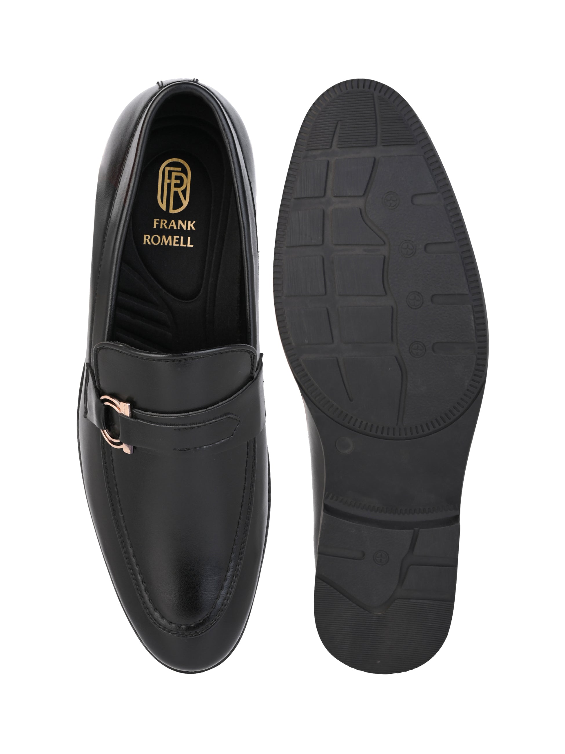 Men's Black  Tan Formal Tassel Loafer