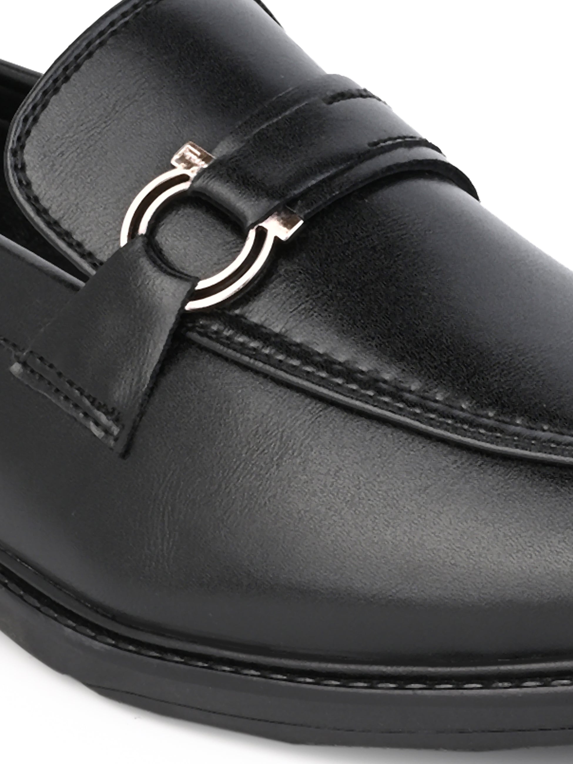 Men's Black  Tan Formal Tassel Loafer