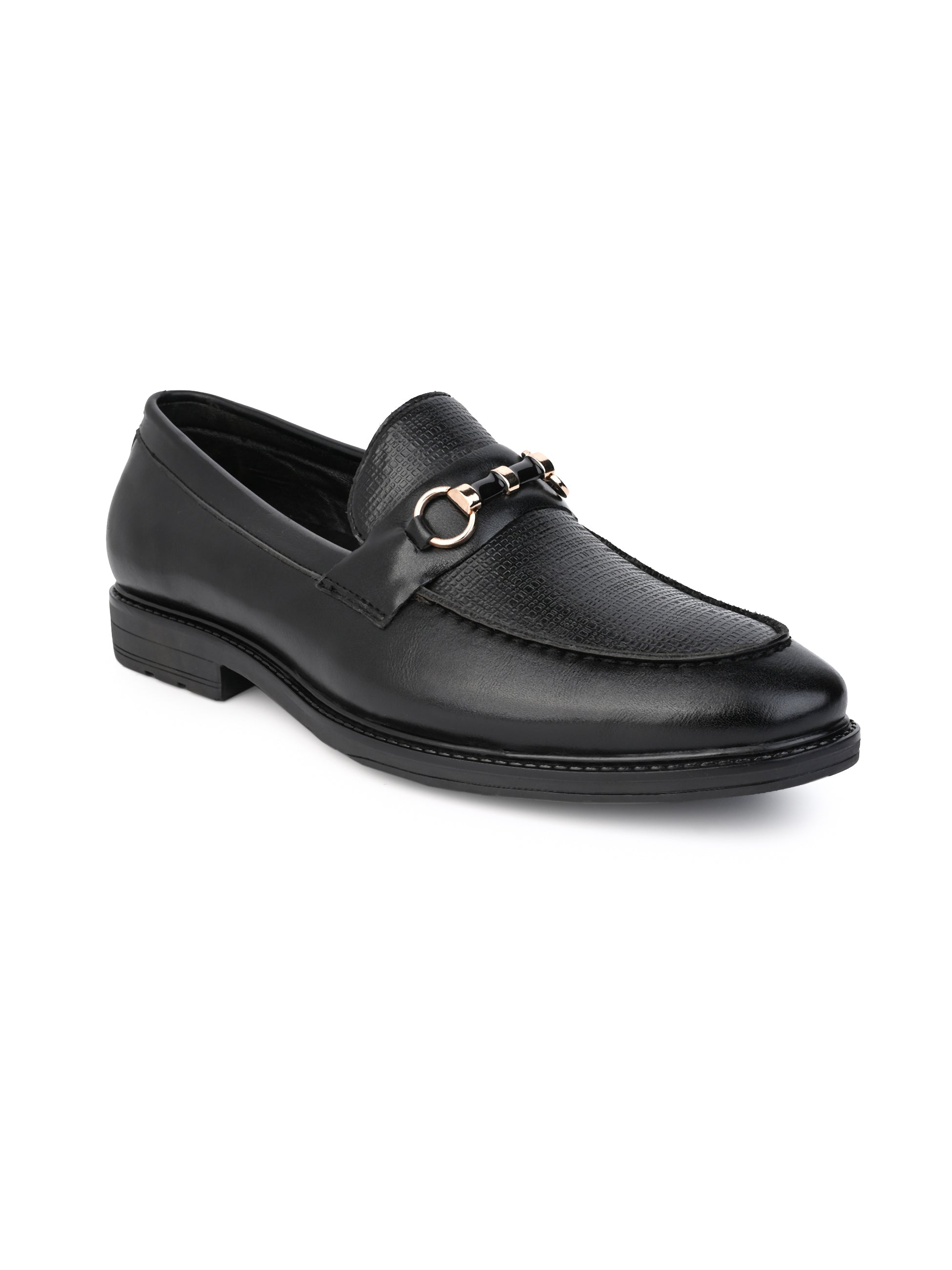 Men's Black  Tan Formal  Loafer