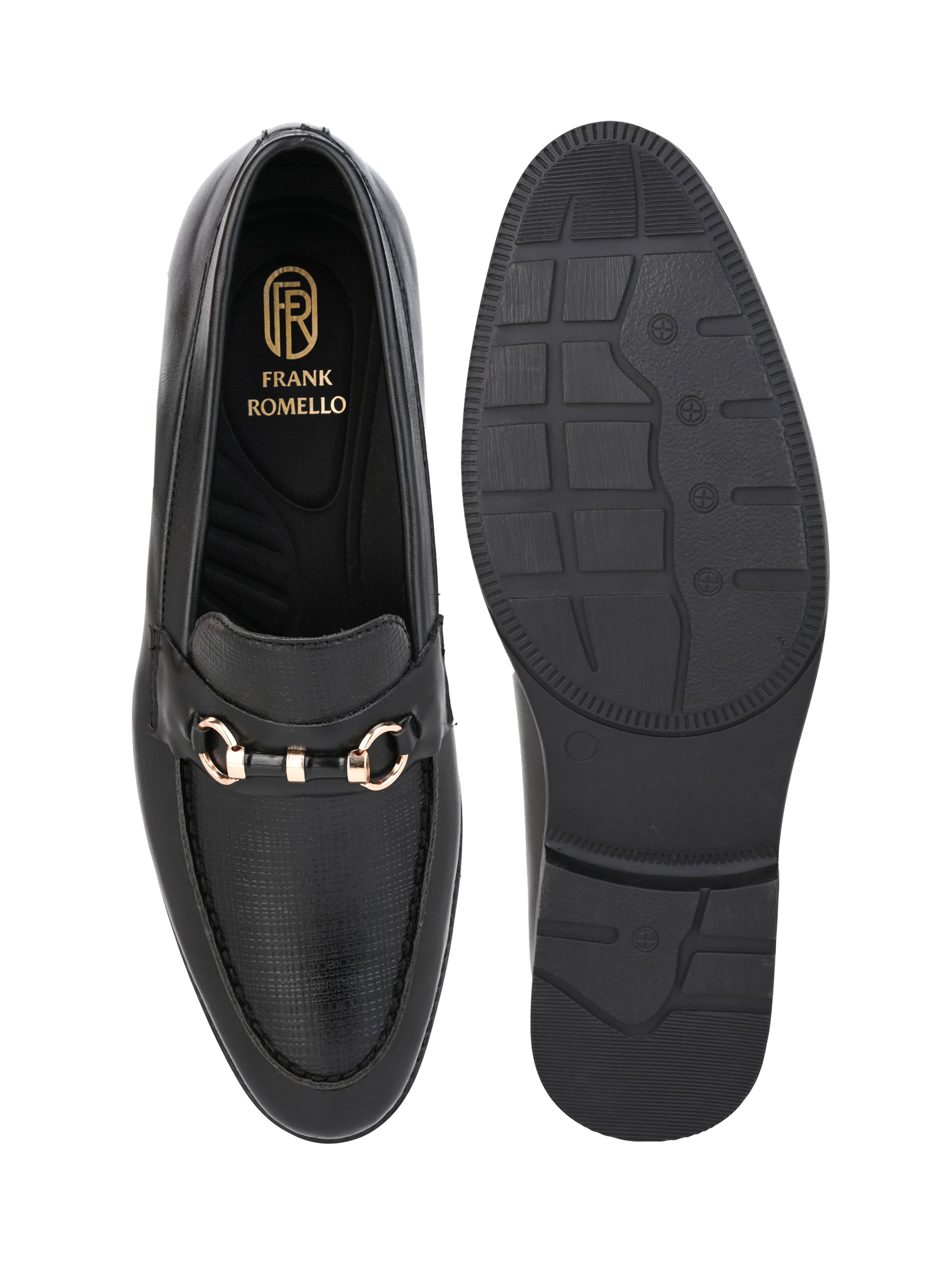 Men's Black  Tan Formal  Loafer