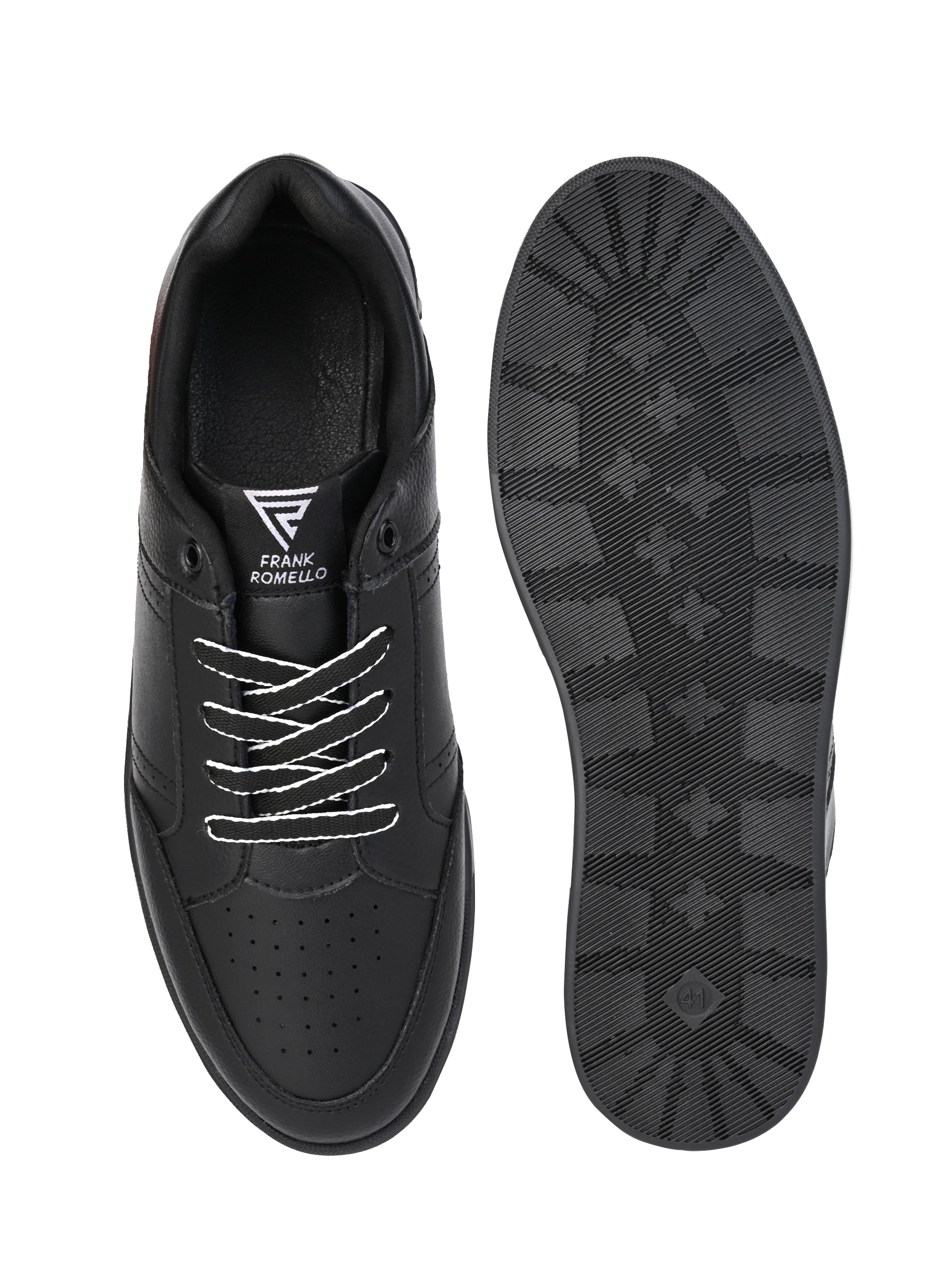 Men Round Toe Smart Casual Lace-Up Sneakers