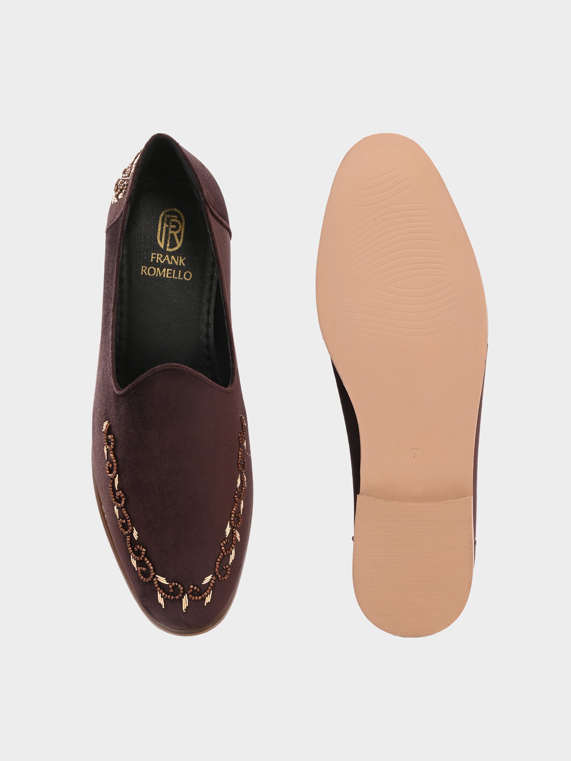 FRANKROMELLO Men Textured Loafers