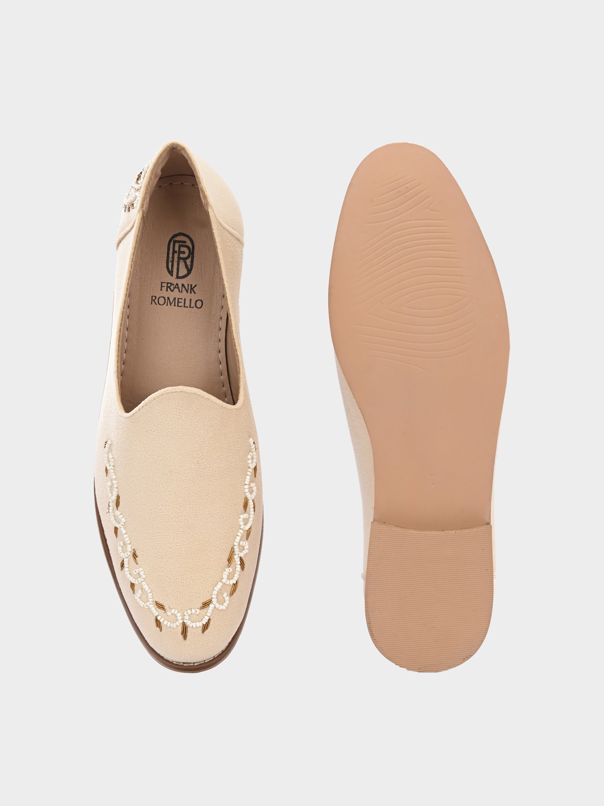 FRANKROMELLO Men Textured Loafers