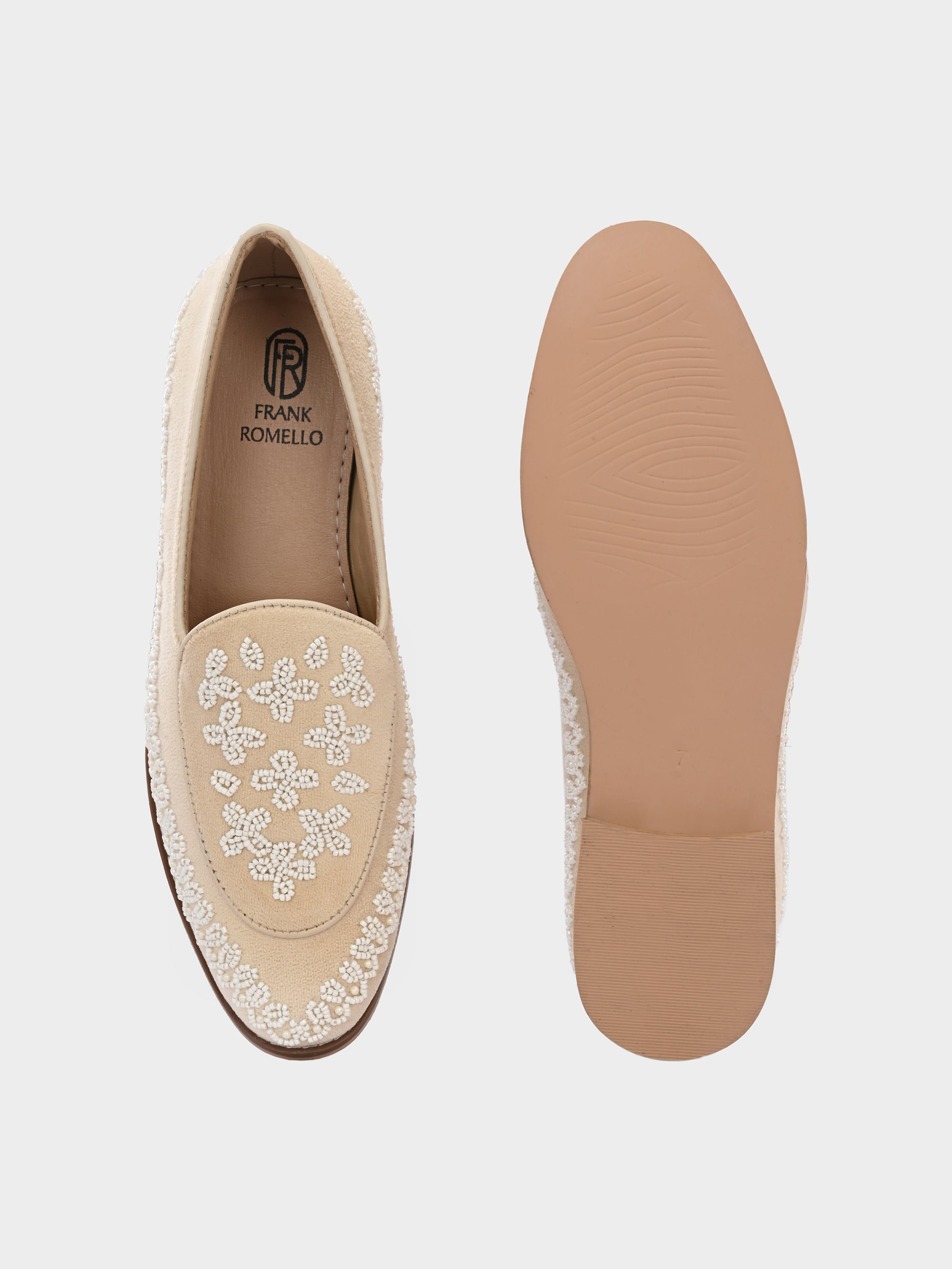 FRANKROMELLO Men Textured Loafers