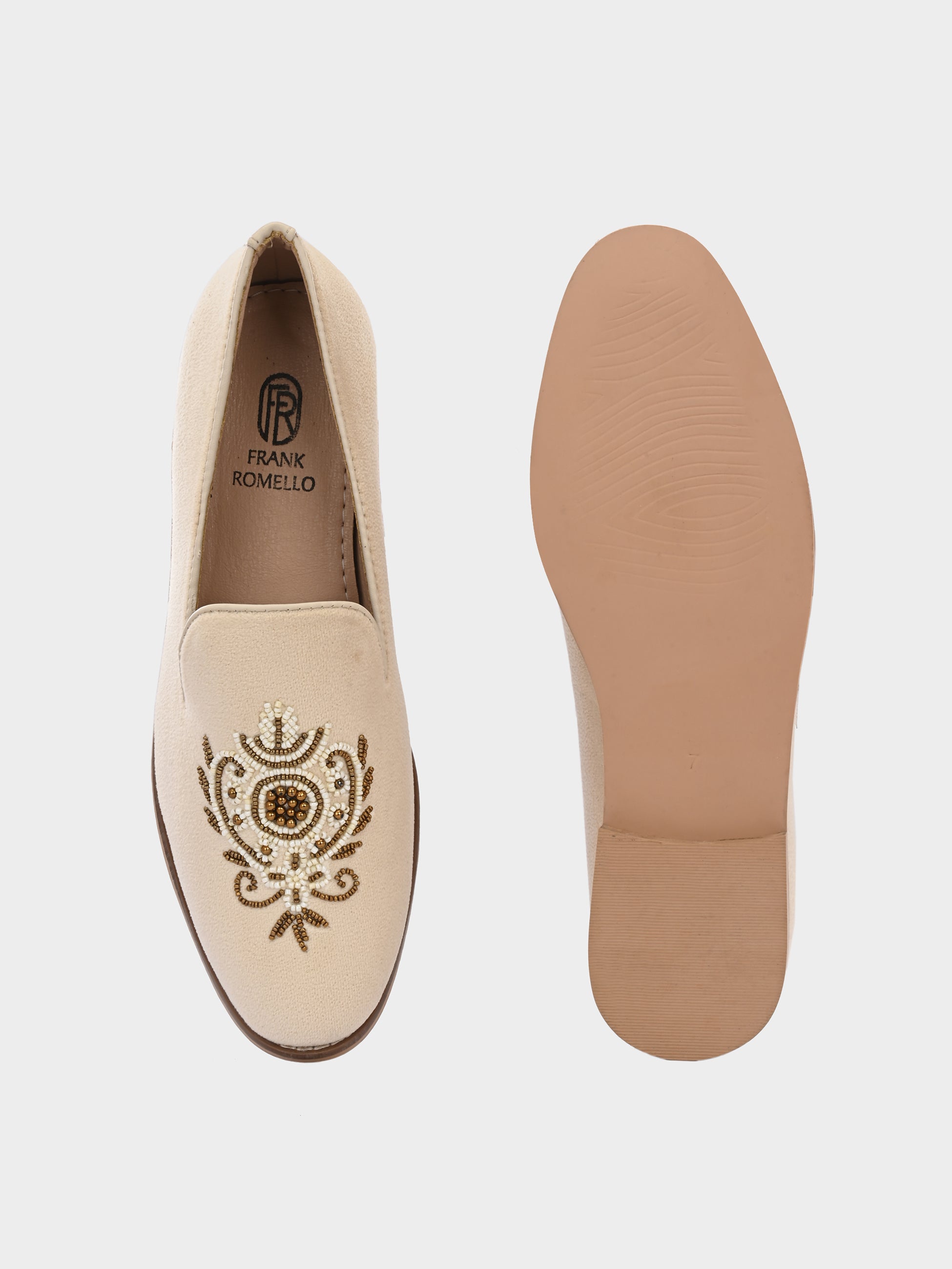 FRANKROMELLO Men Textured Loafers