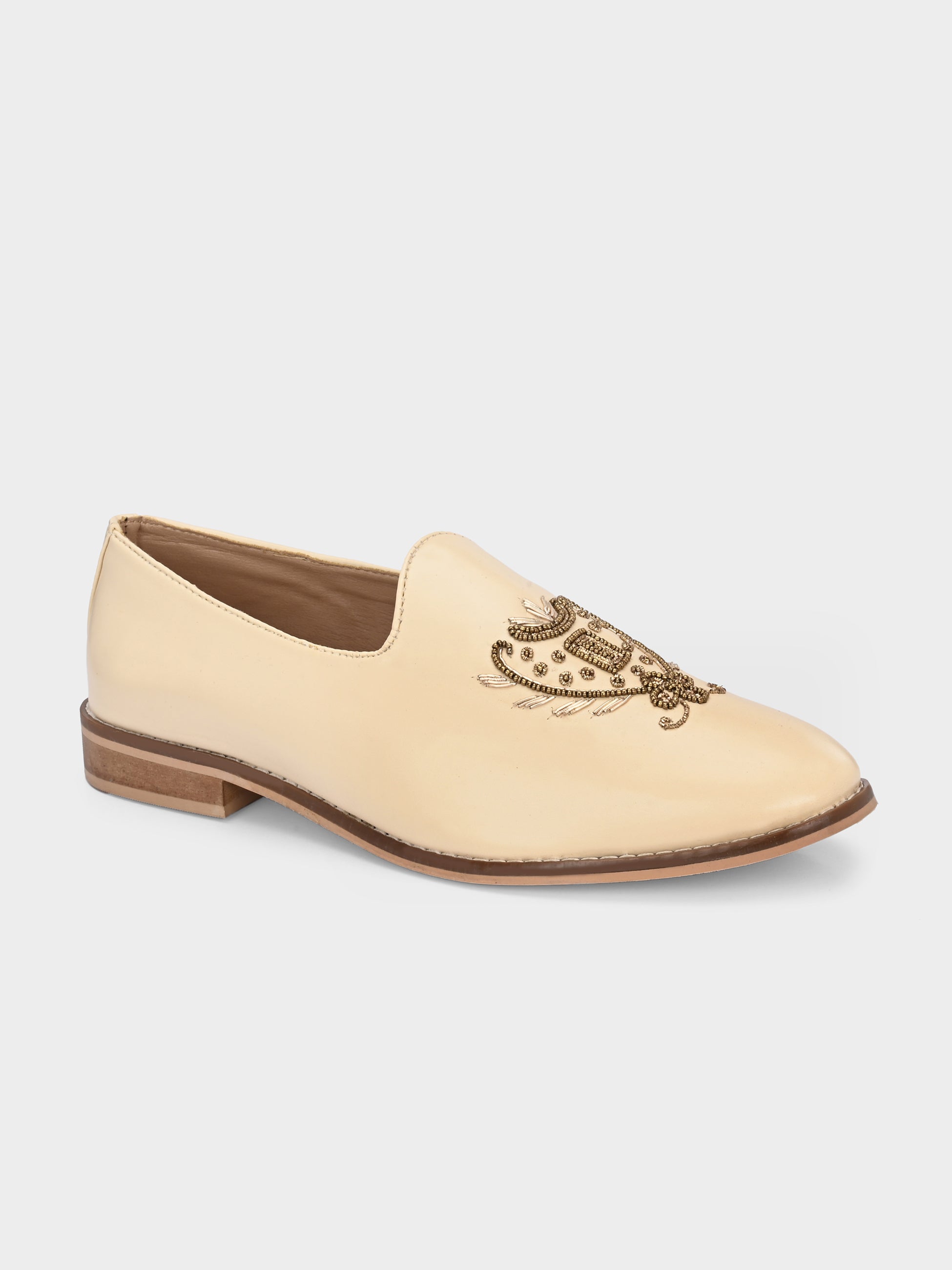 FRANKROMELLO Men Textured Mojaris