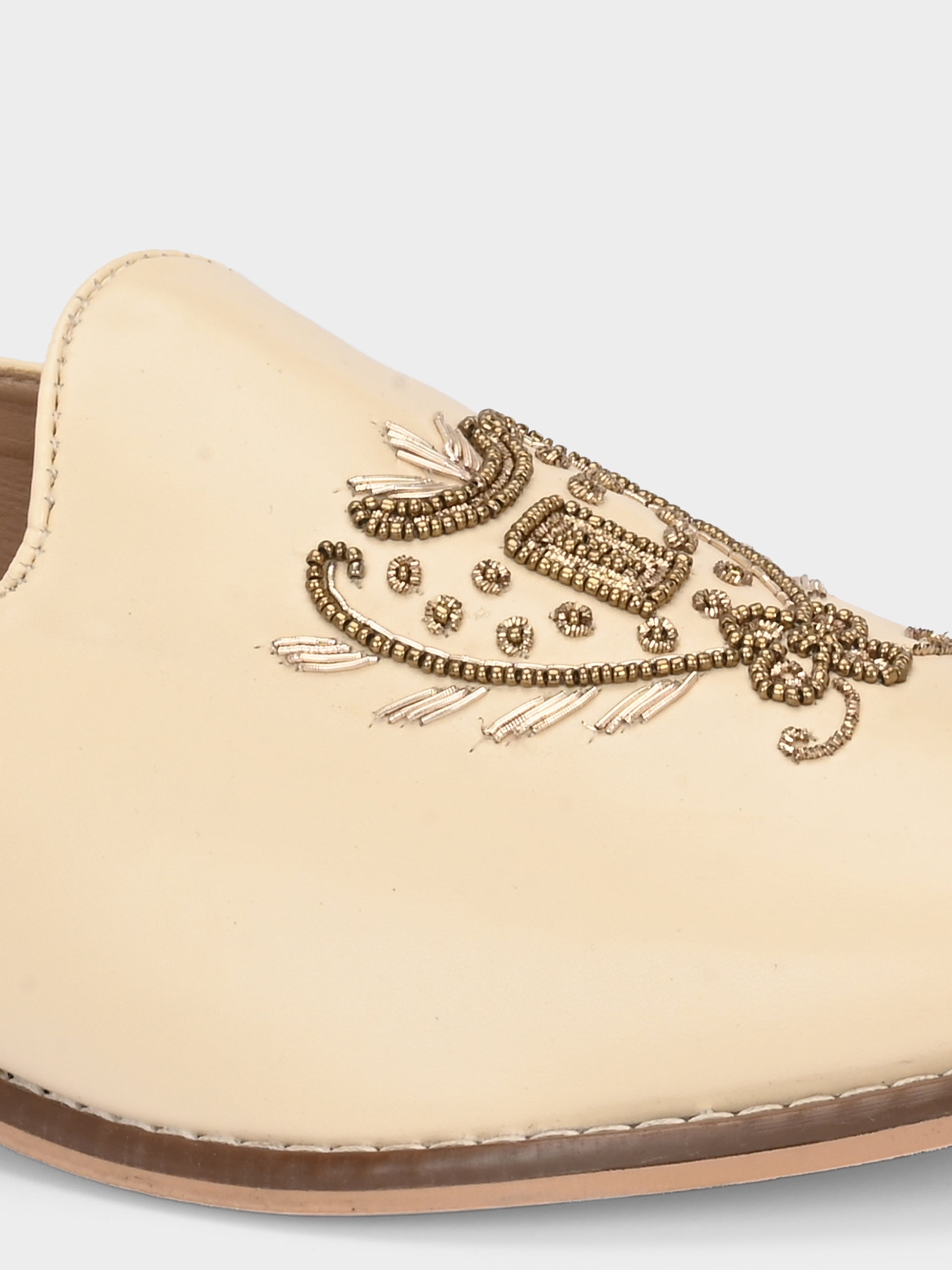 FRANKROMELLO Men Textured Mojaris