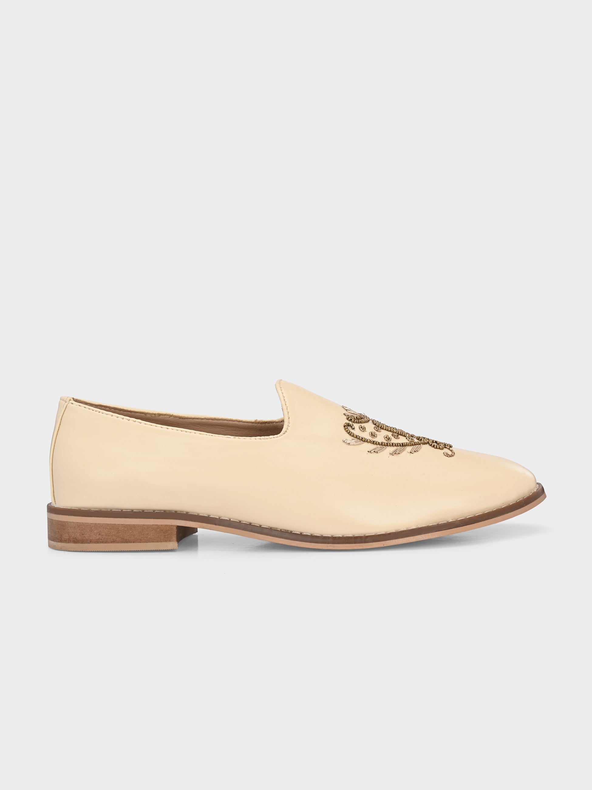 FRANKROMELLO Men Textured Mojaris