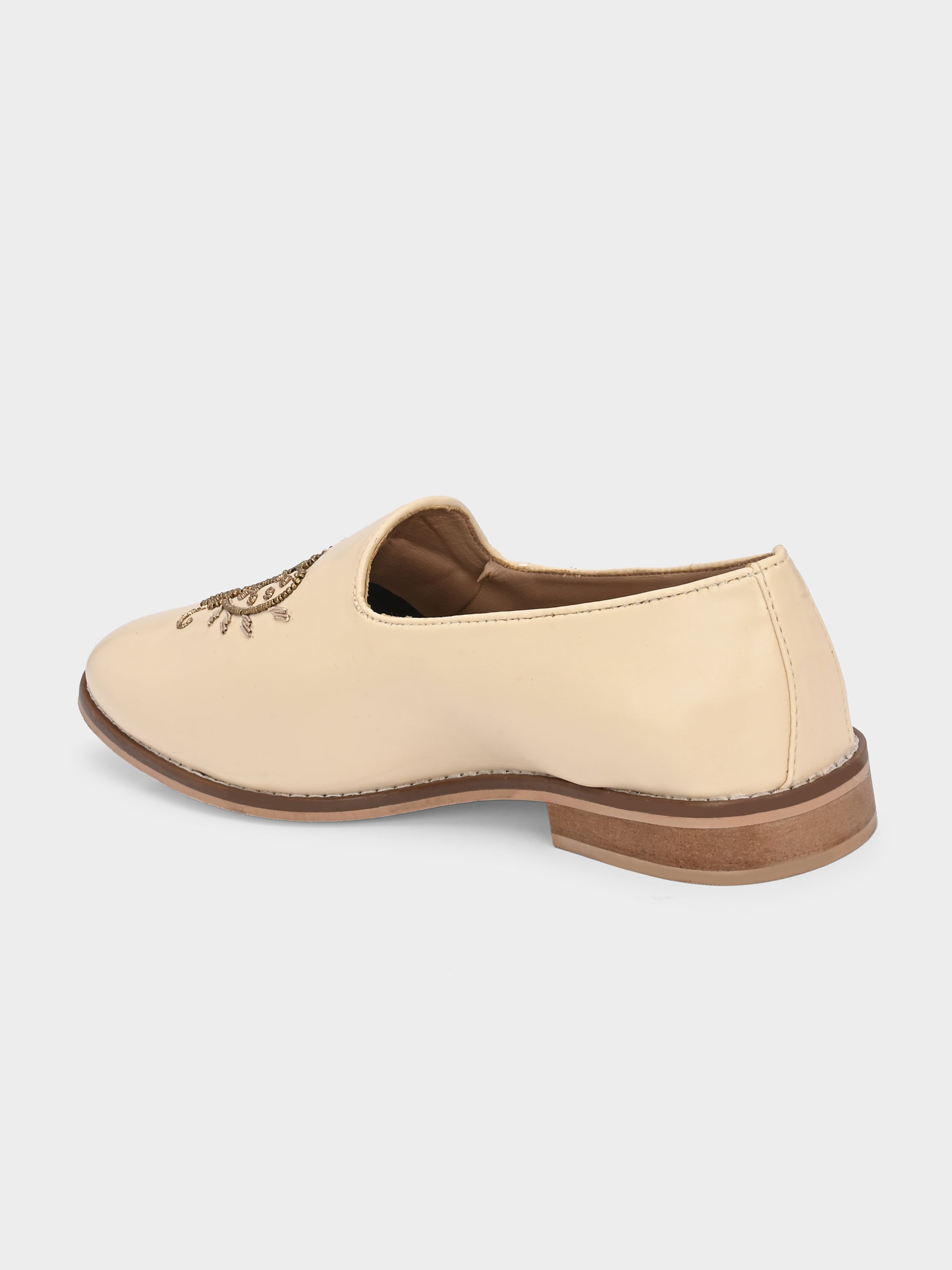 FRANKROMELLO Men Textured Mojaris