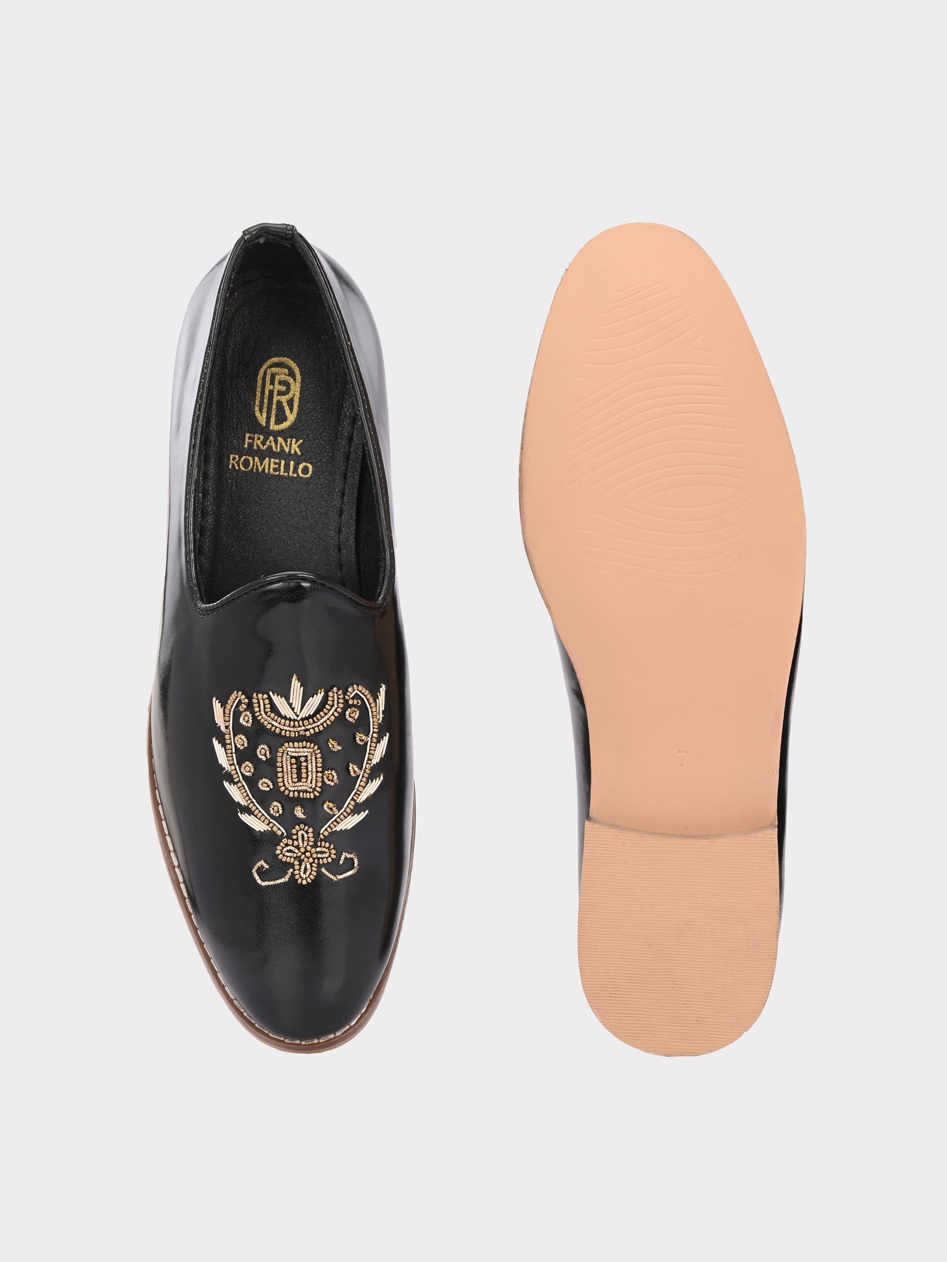 FRANKROMELLO Men Textured Loafers
