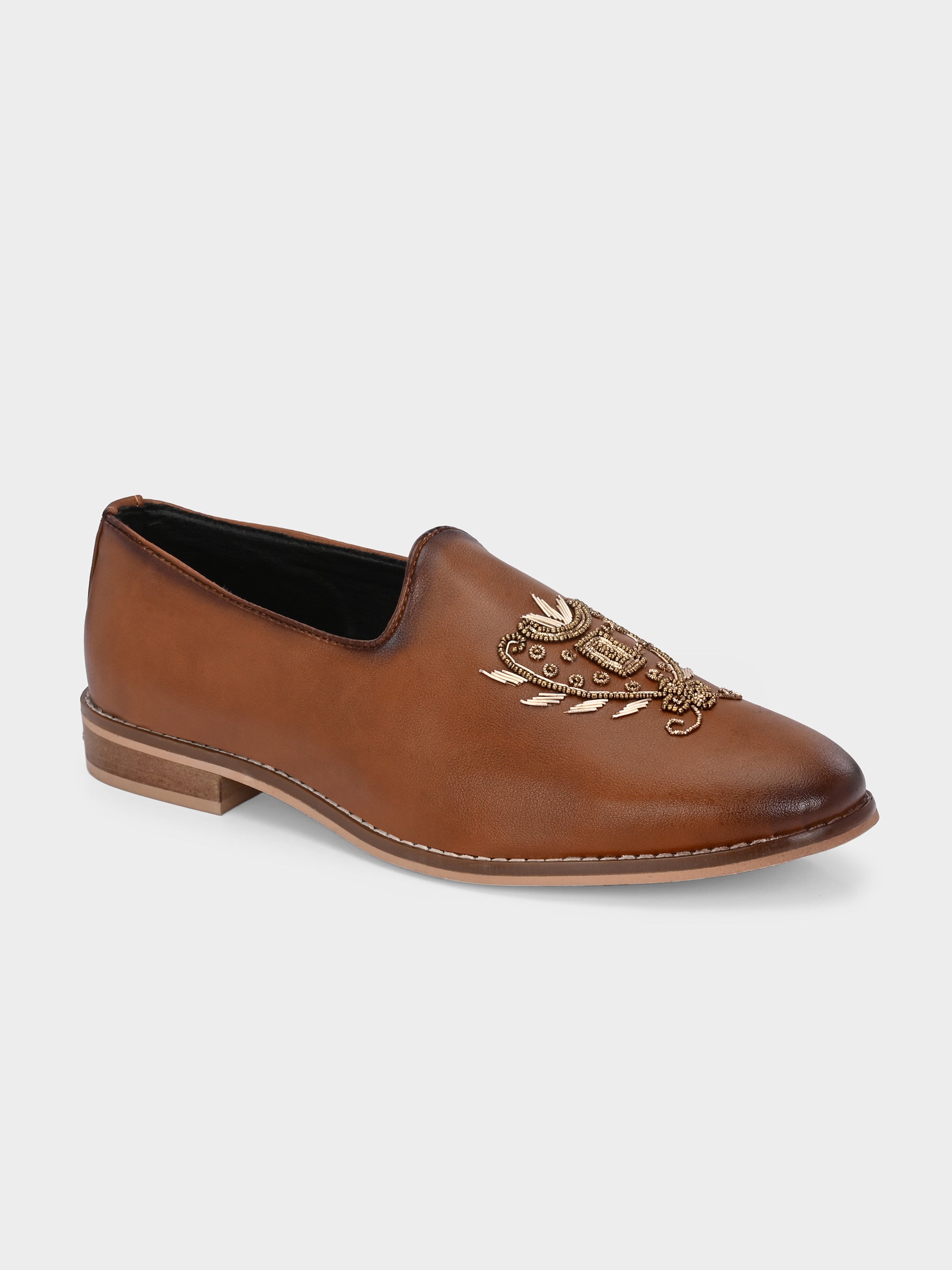 FRANKROMELLO Men Textured Loafers