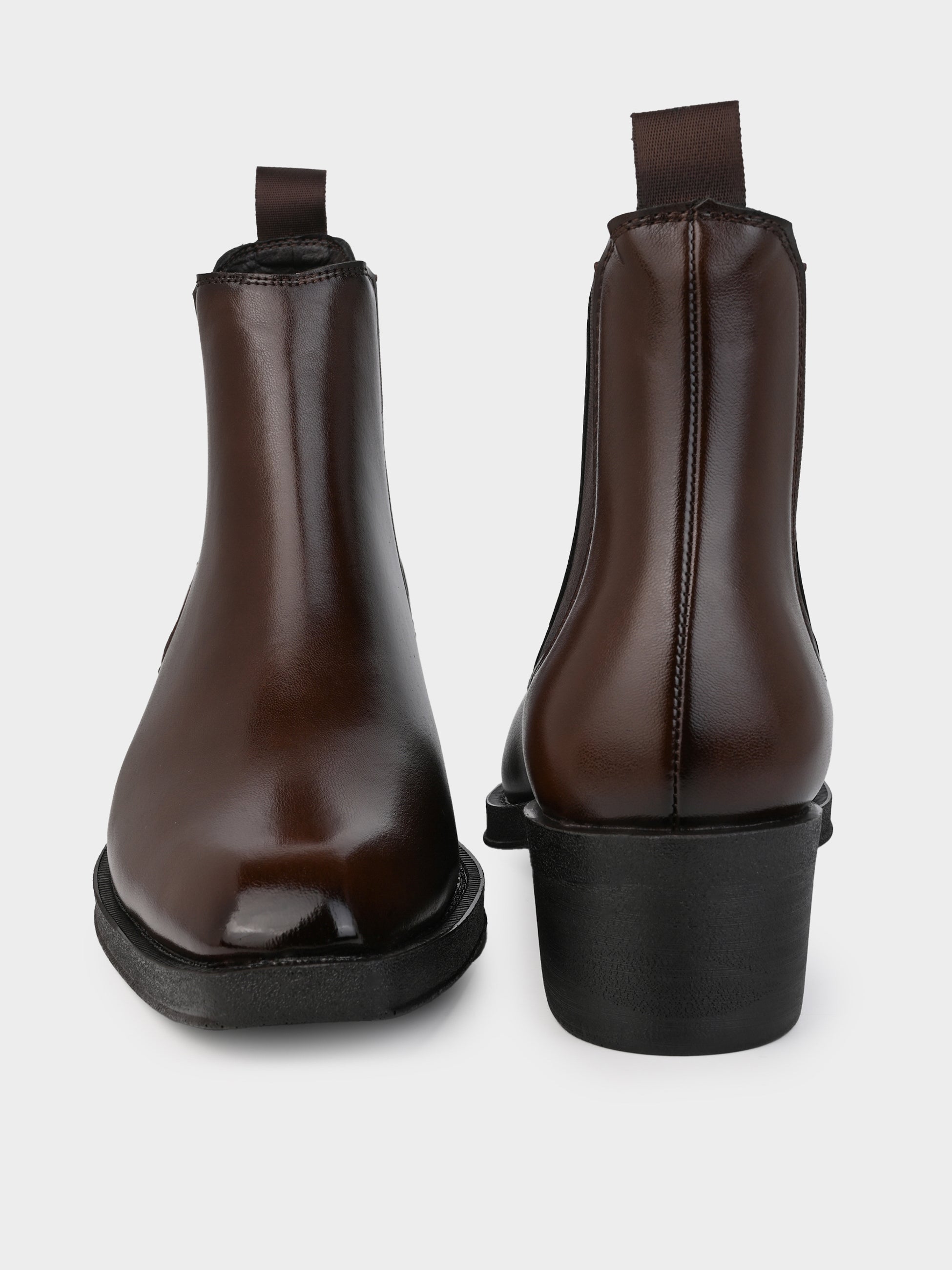 FRANK ROMELLO Men Luxe Elevated Chelsea Ankle Boots