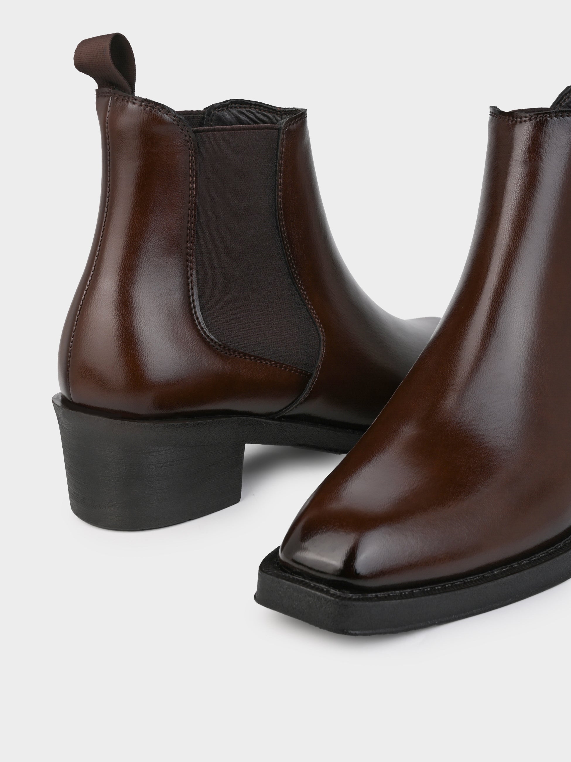 FRANK ROMELLO Men Luxe Elevated Chelsea Ankle Boots