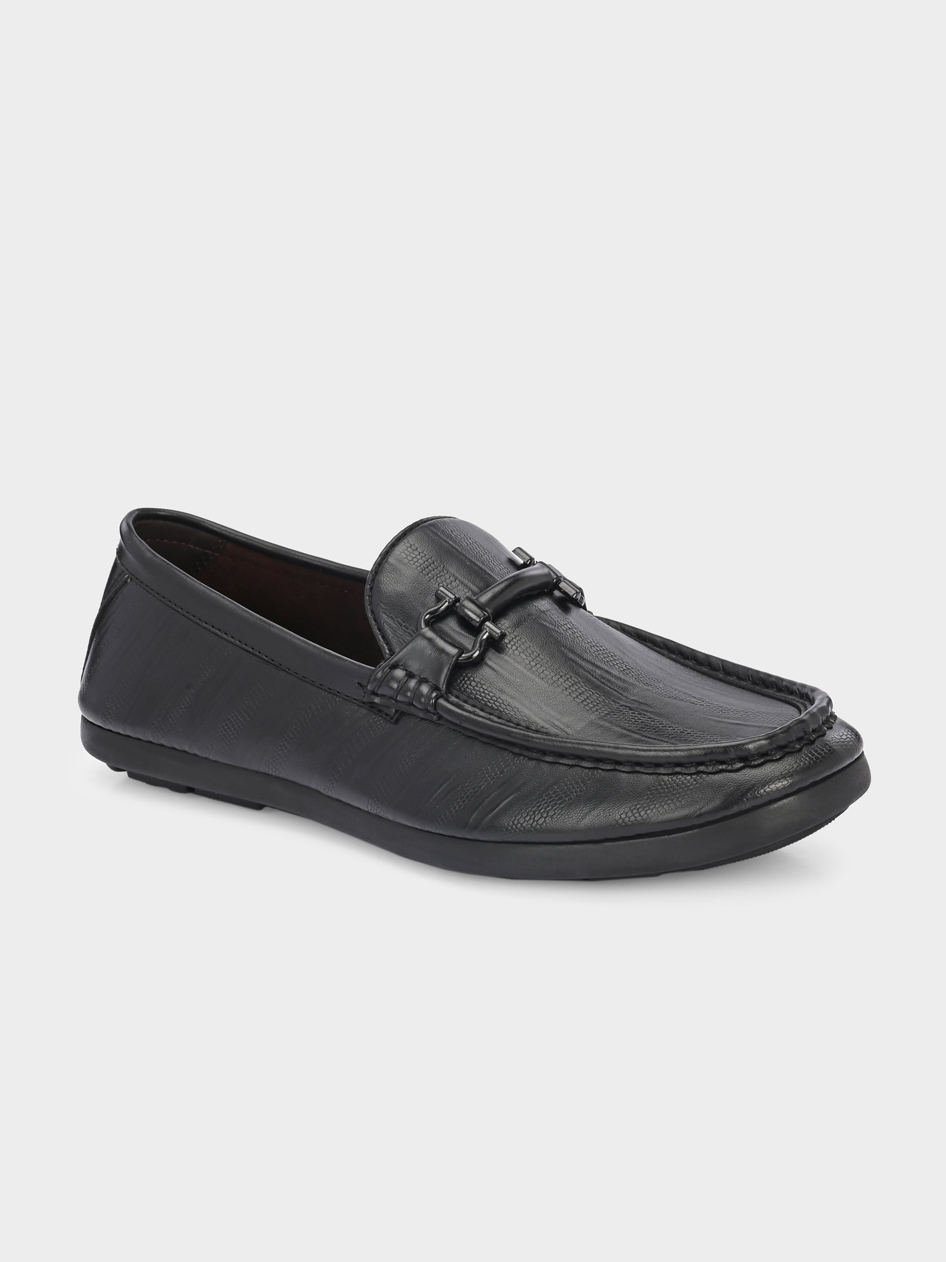 FRANKROMELLO Men Textured Loafers