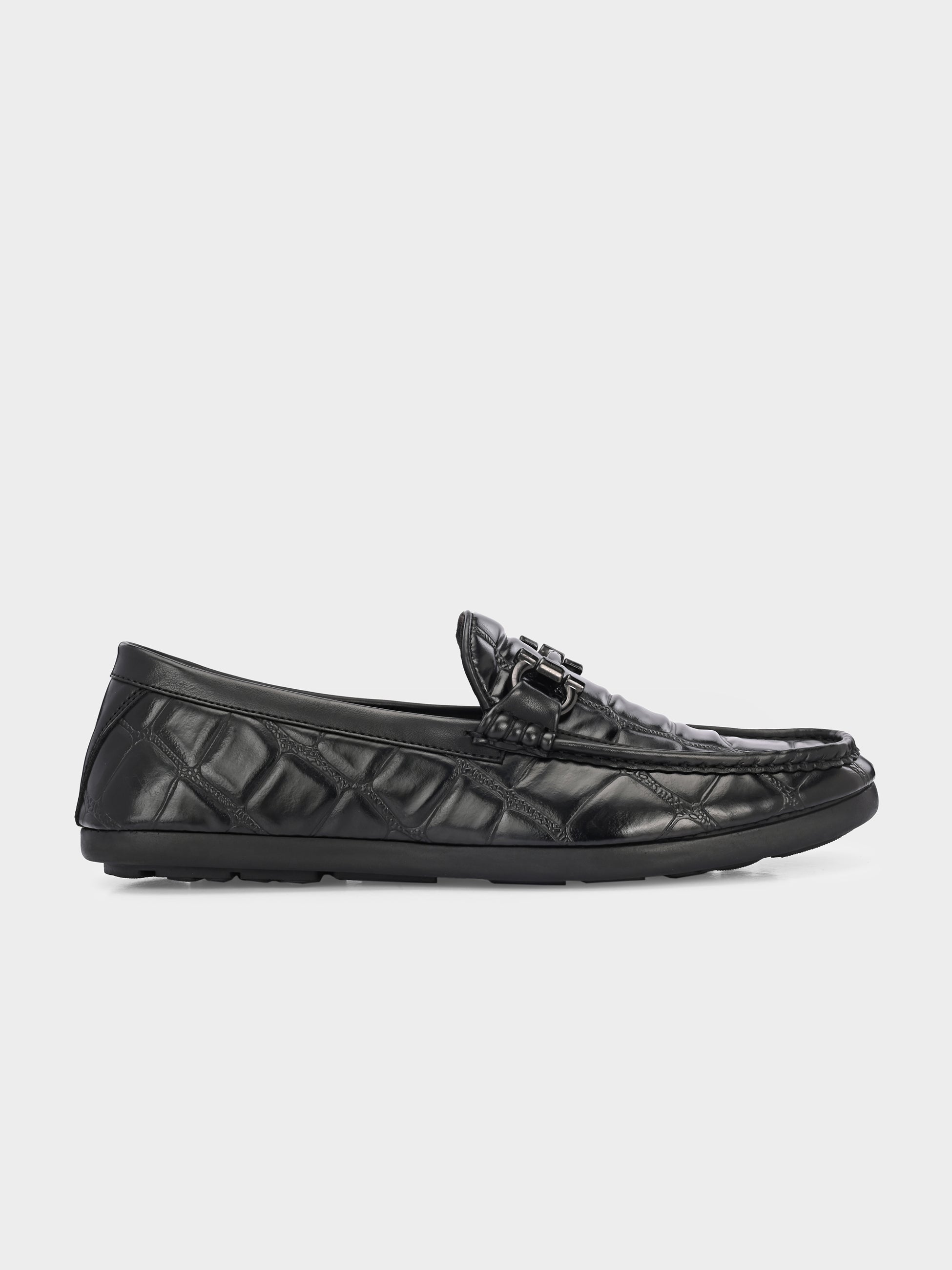 FRANKROMELLO Men Textured Loafers