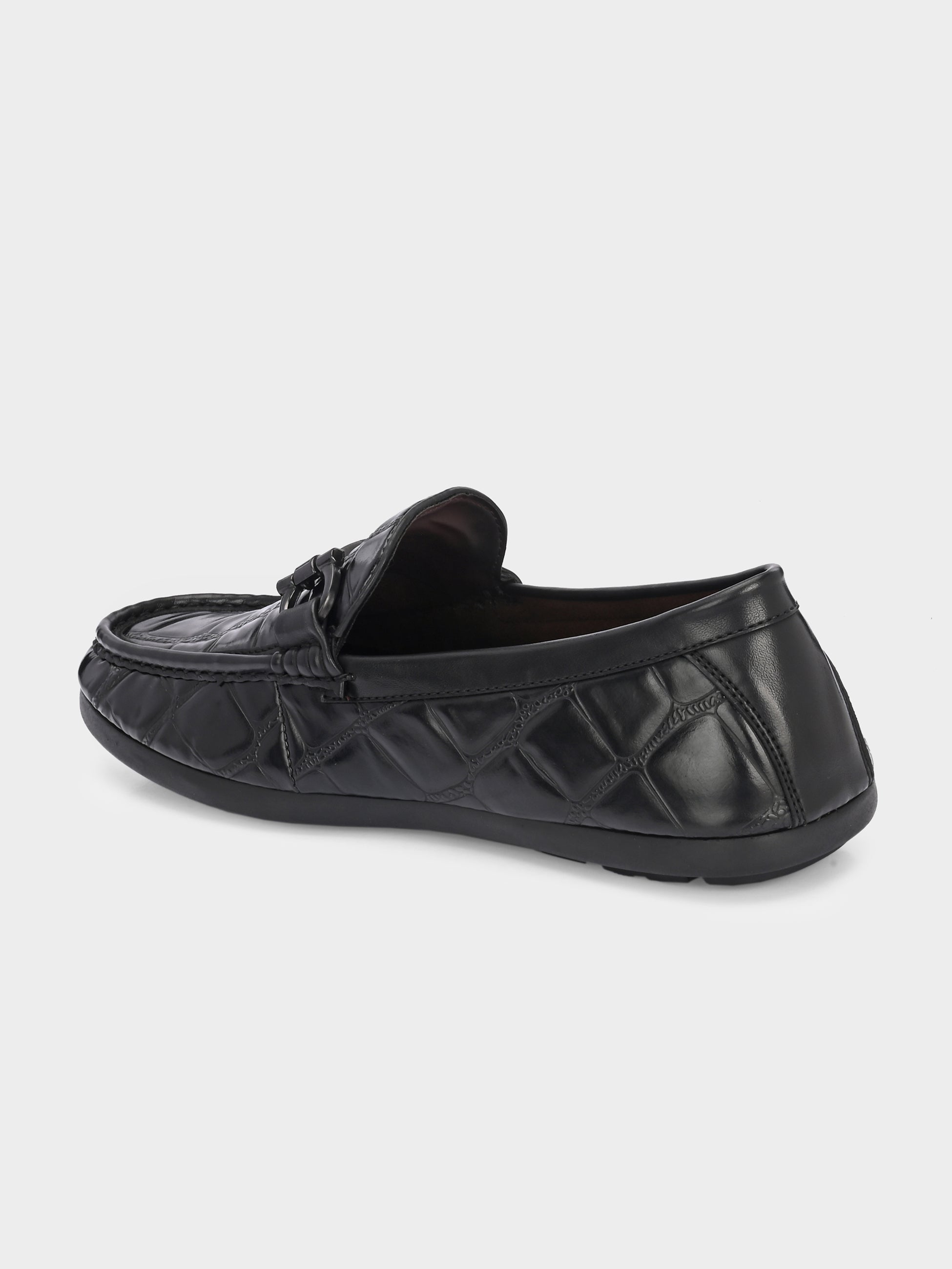 FRANKROMELLO Men Textured Loafers