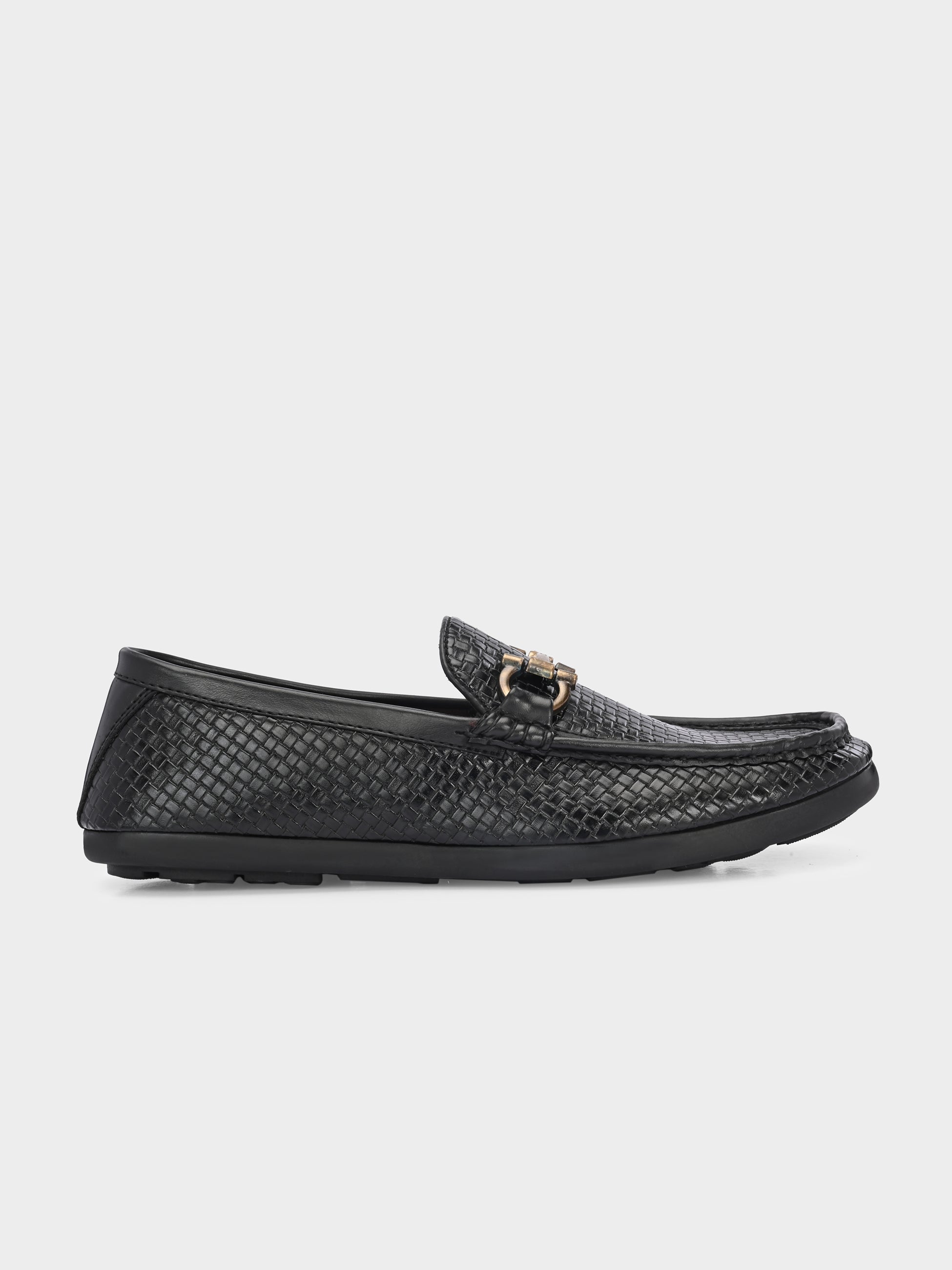 FRANKROMELLO Men Woven Design Loafers