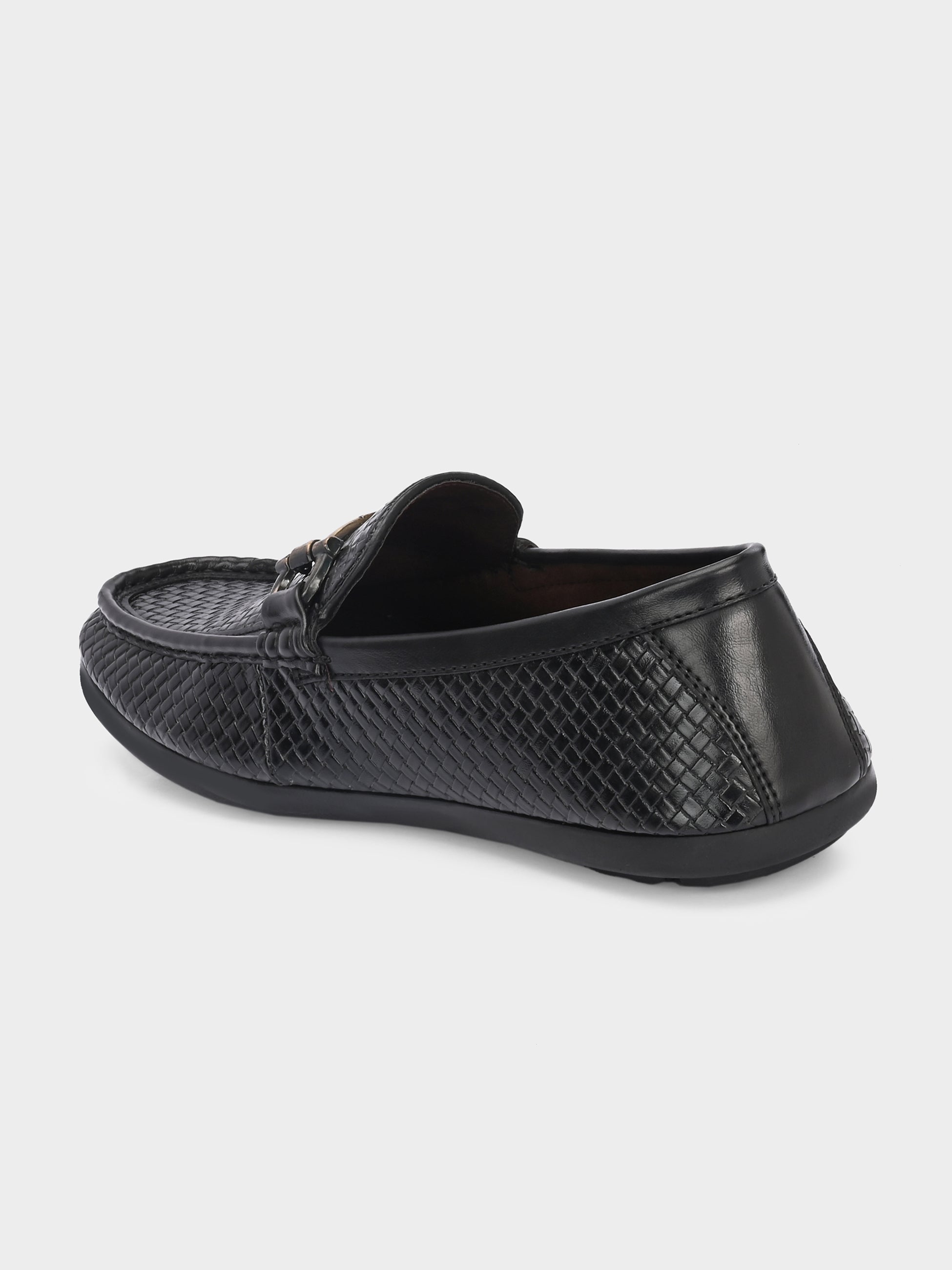 FRANKROMELLO Men Woven Design Loafers