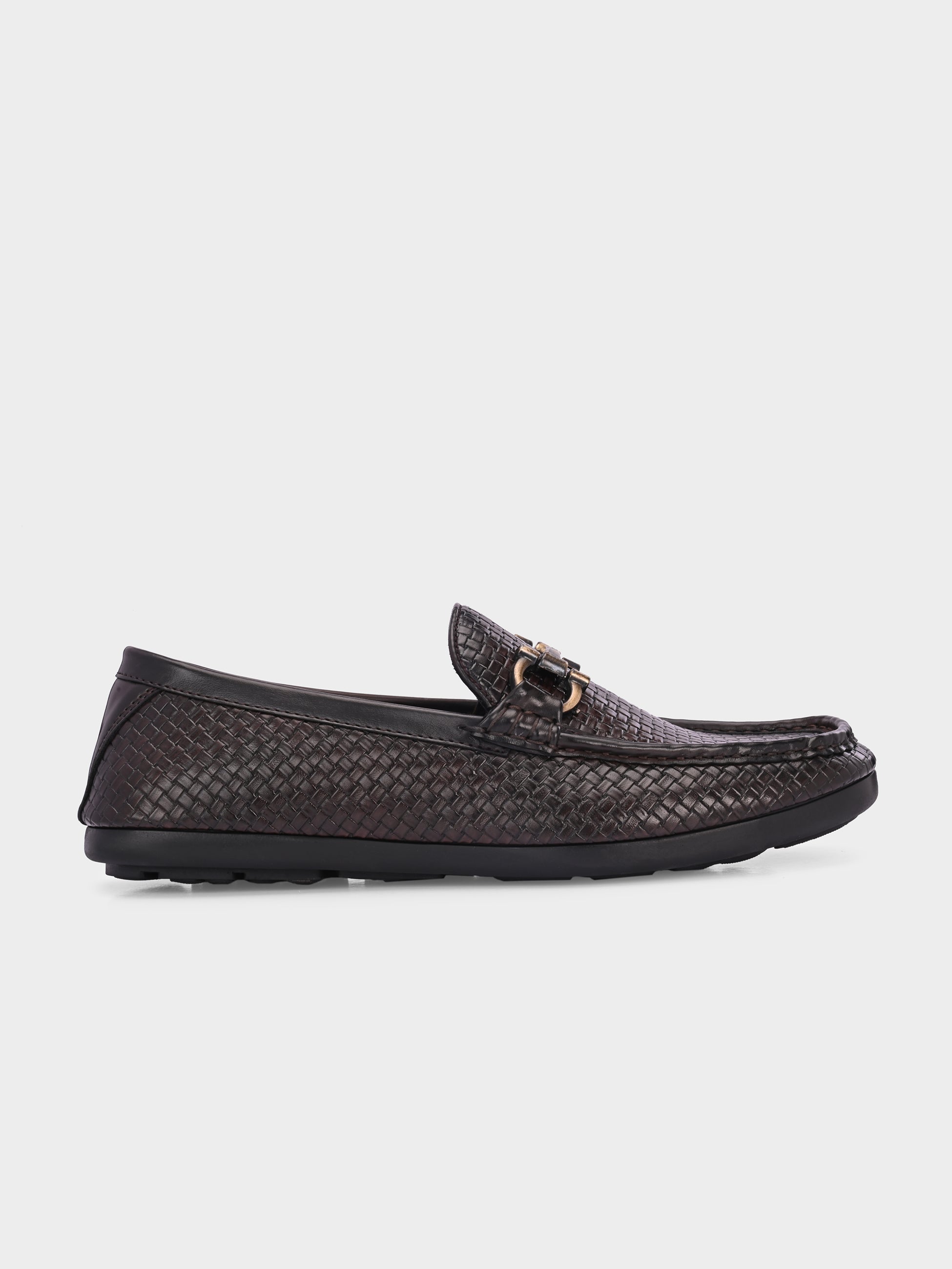 FRANKROMELLO Men Woven Design Loafers
