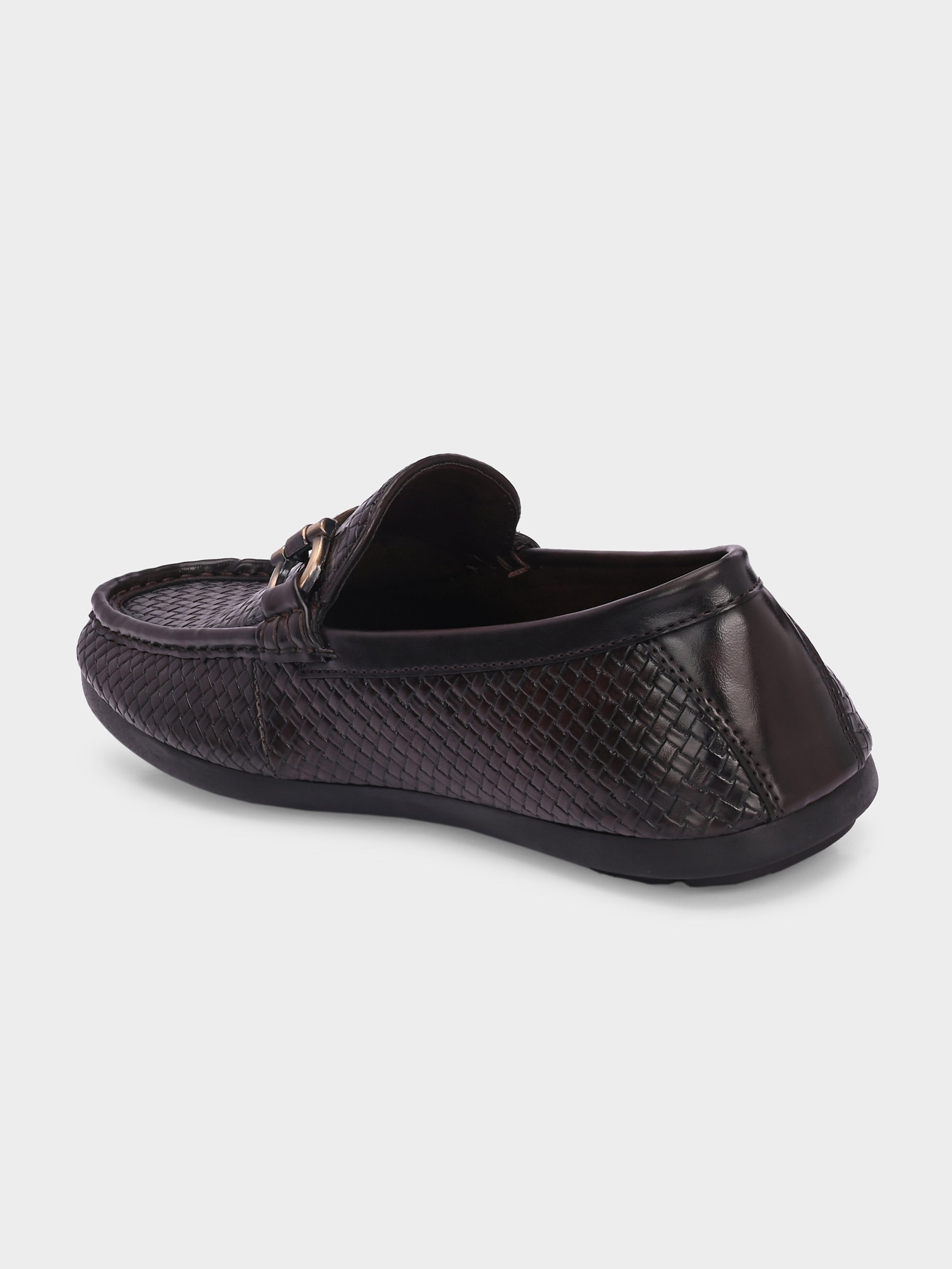 FRANKROMELLO Men Woven Design Loafers