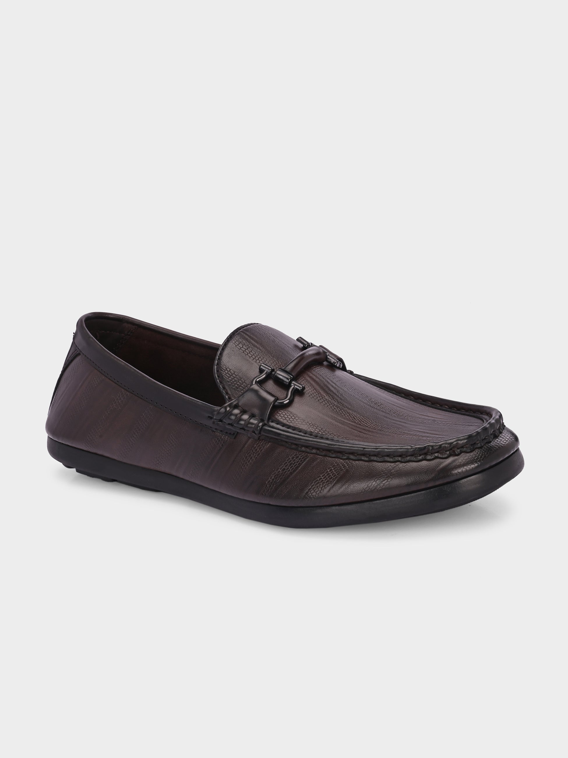 FRANKROMELLO Men Textured Loafers