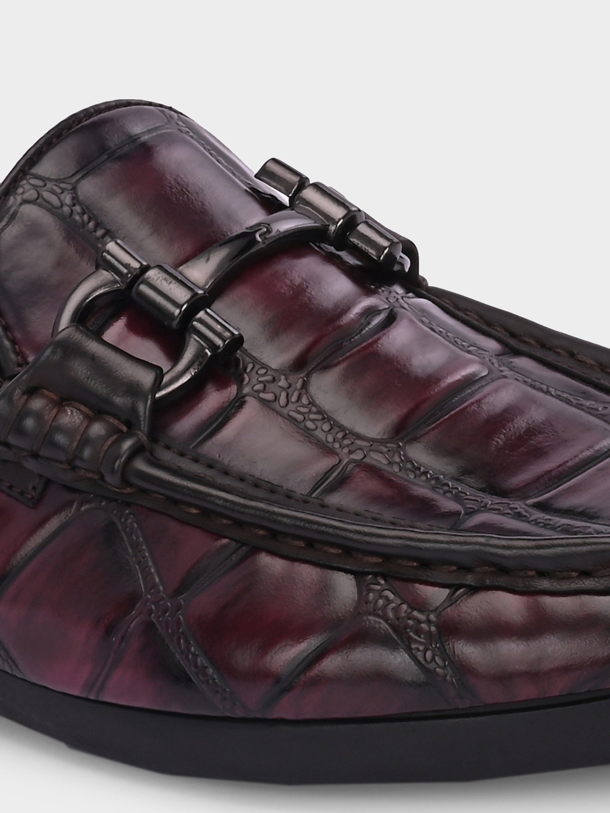 FRANKROMELLO Men Textured Loafers