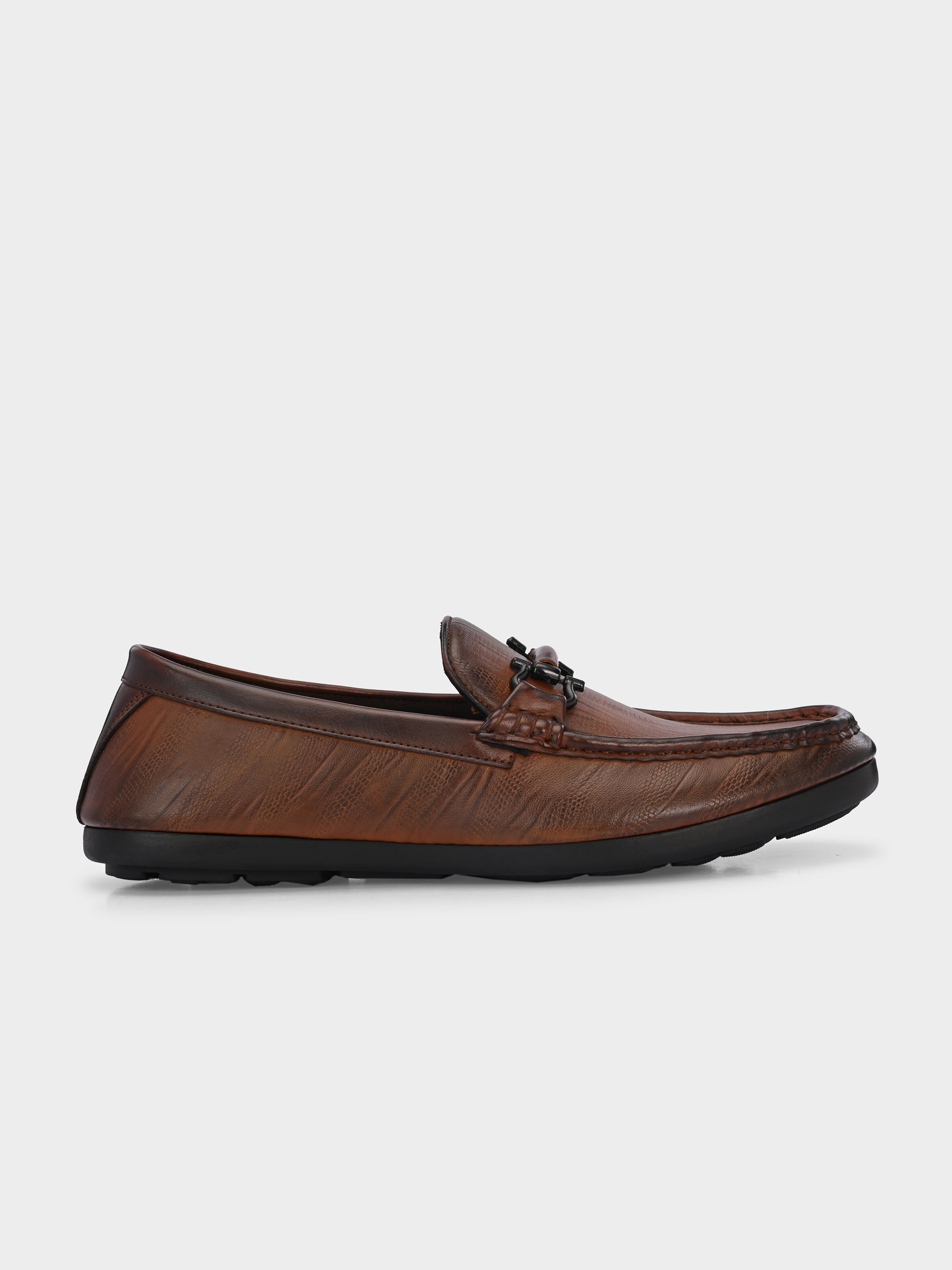 FRANKROMELLO Men Textured Loafers