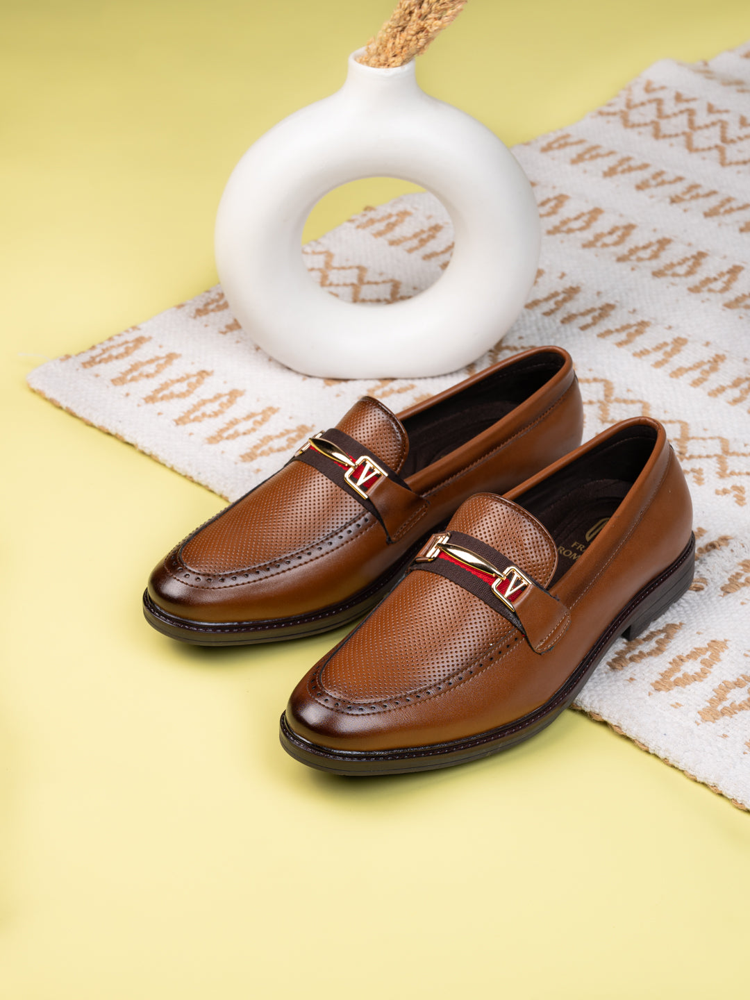 Men's TAN  Formal Tassel Loafer