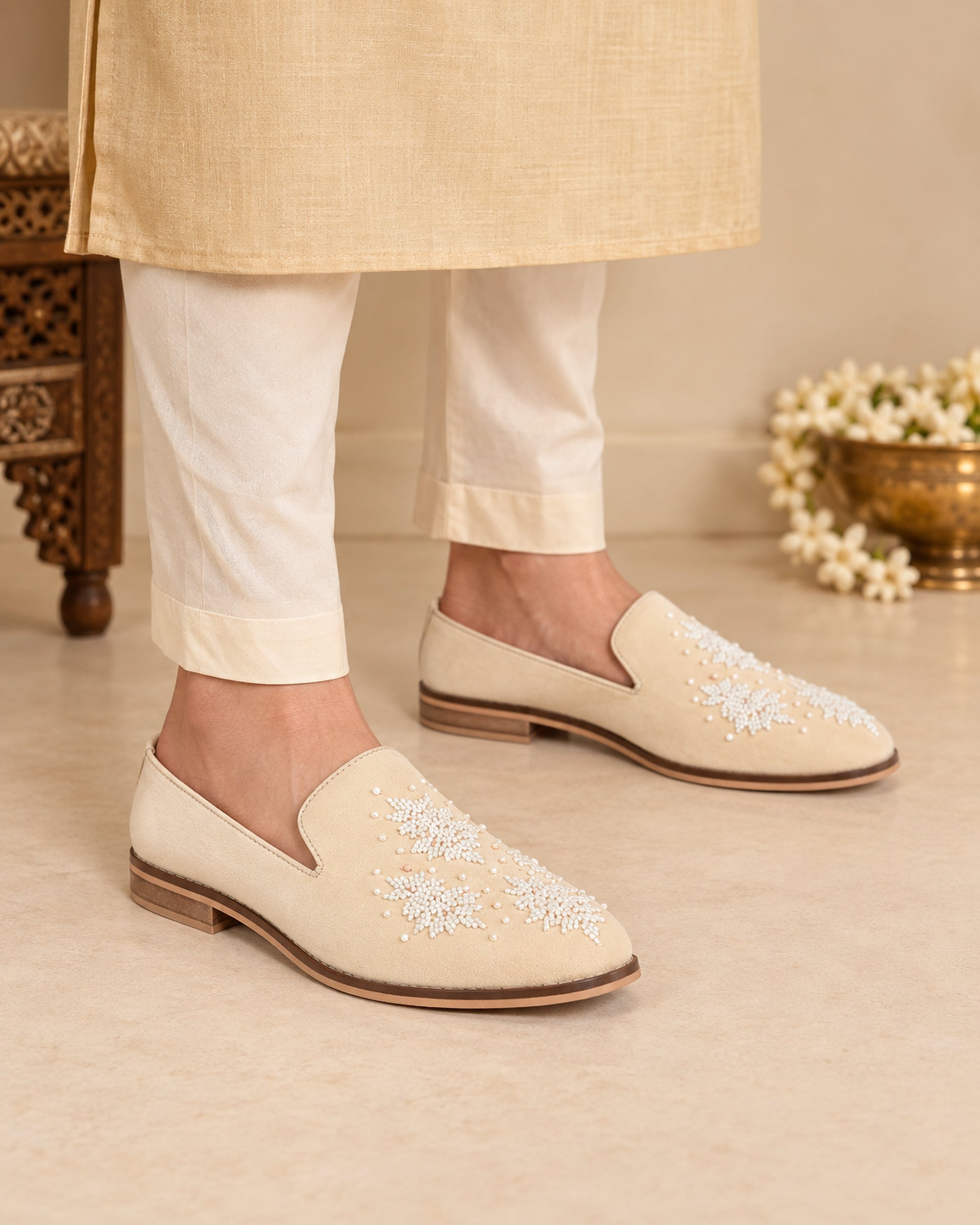 FRANKROMELLO Men Textured Loafers