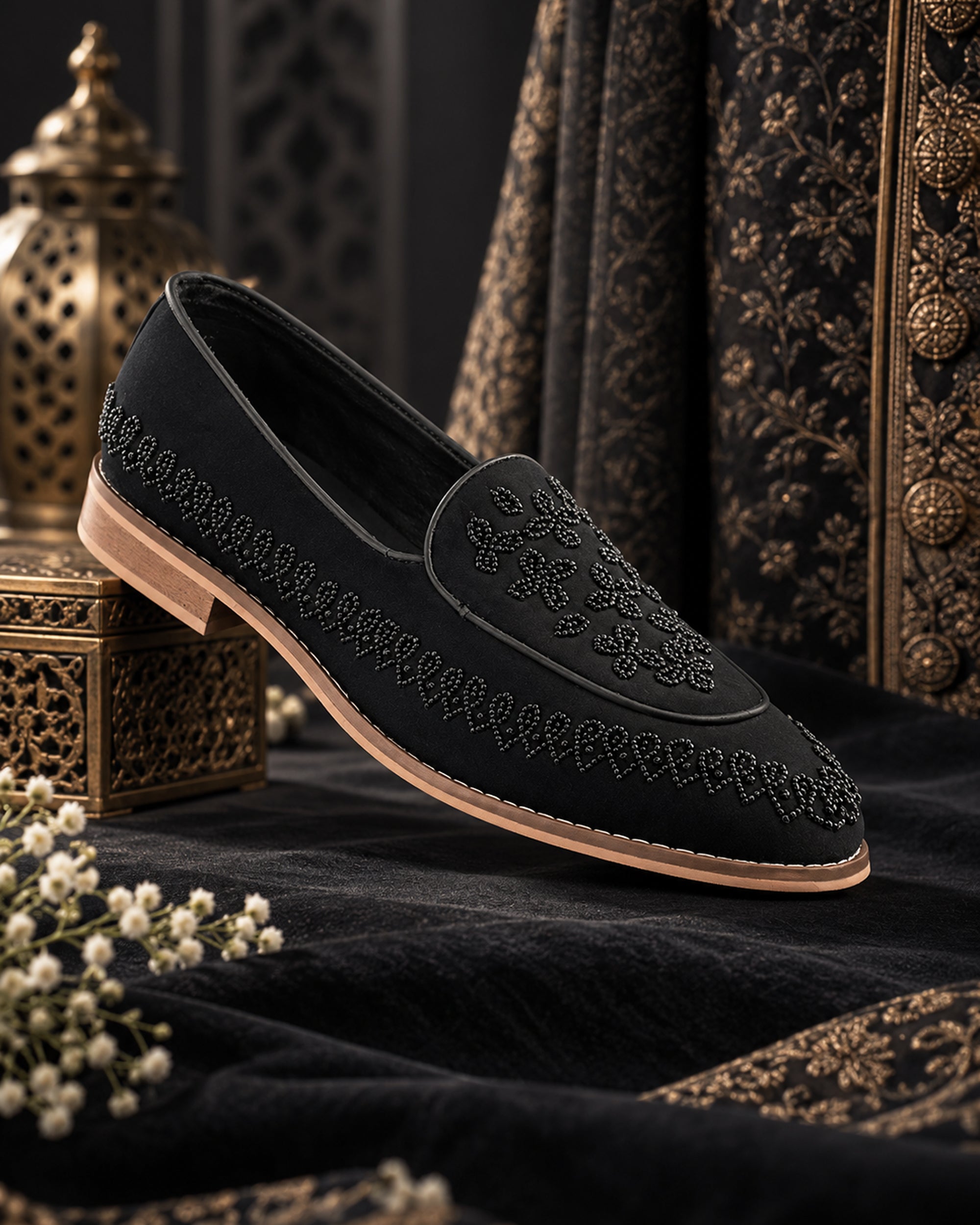 FRANKROMELLO Men Textured Loafers