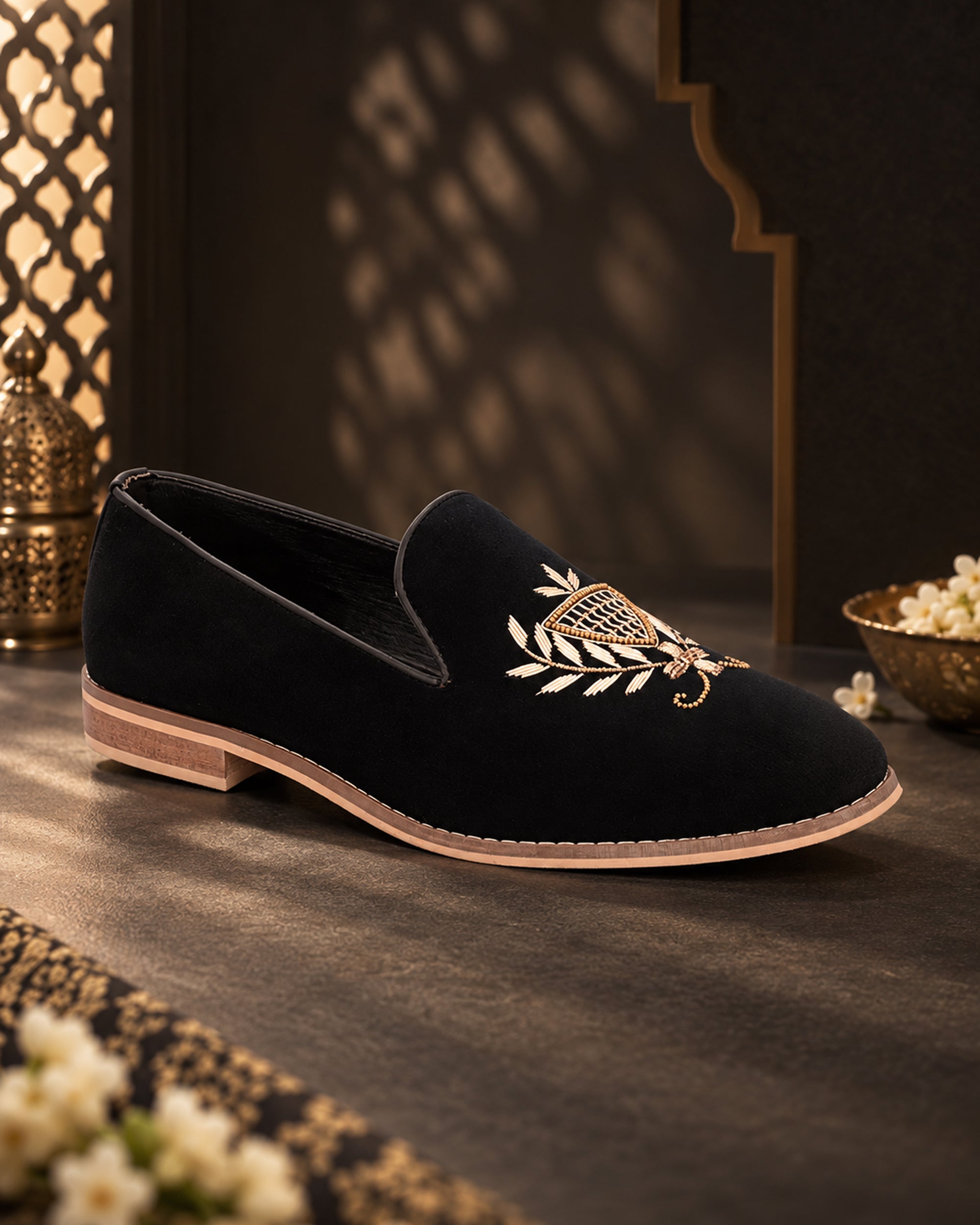 FRANKROMELLO Men Textured Loafers
