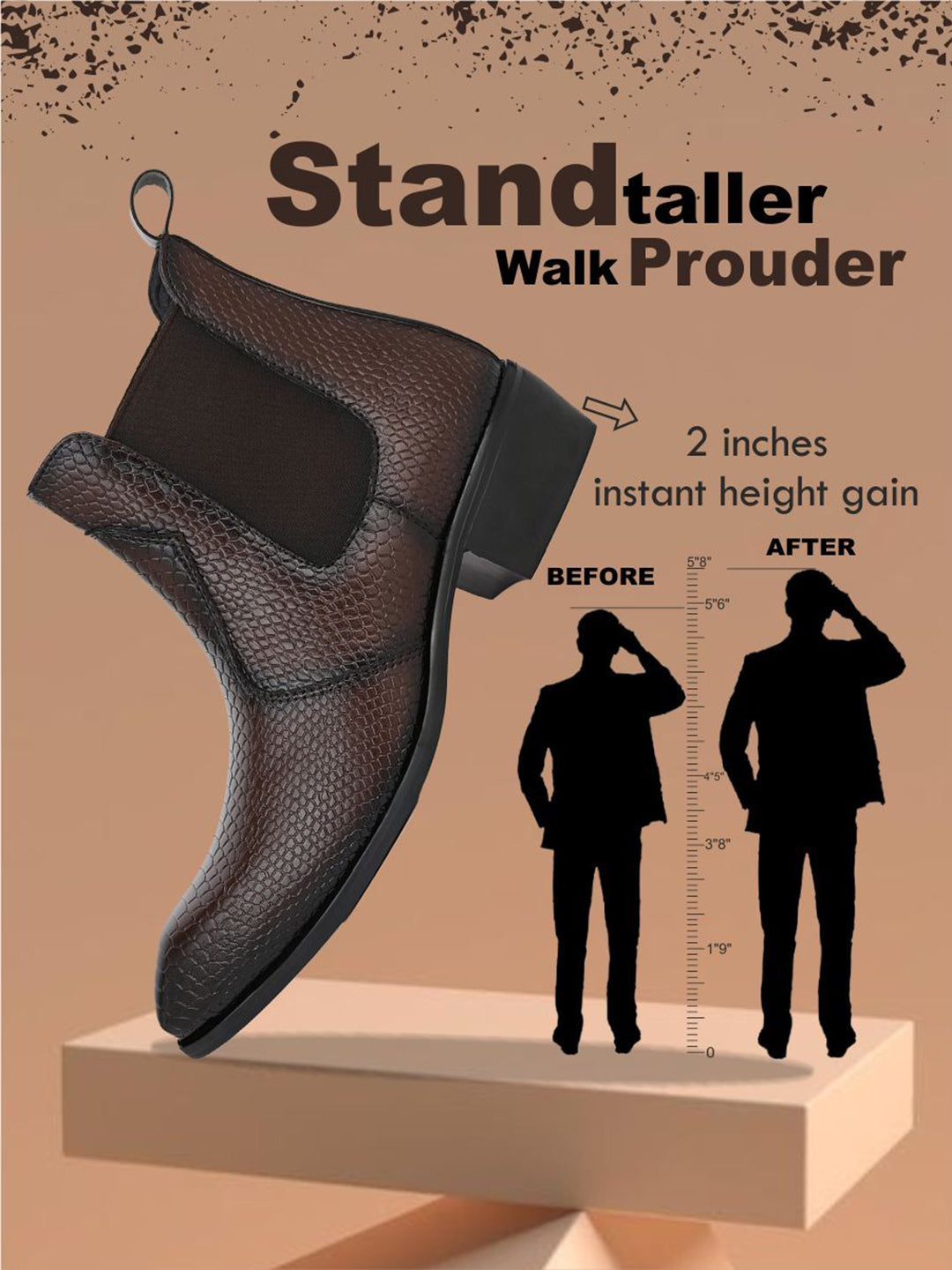 Men Chelsea Block Boots