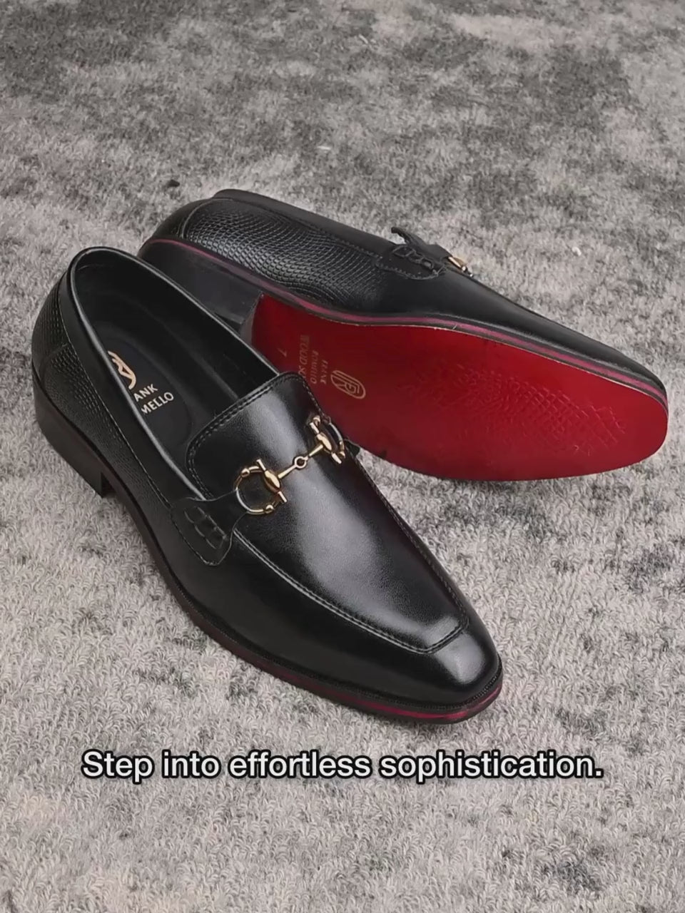 Men's Handcrafted Textured Loafers with Cuban Heels