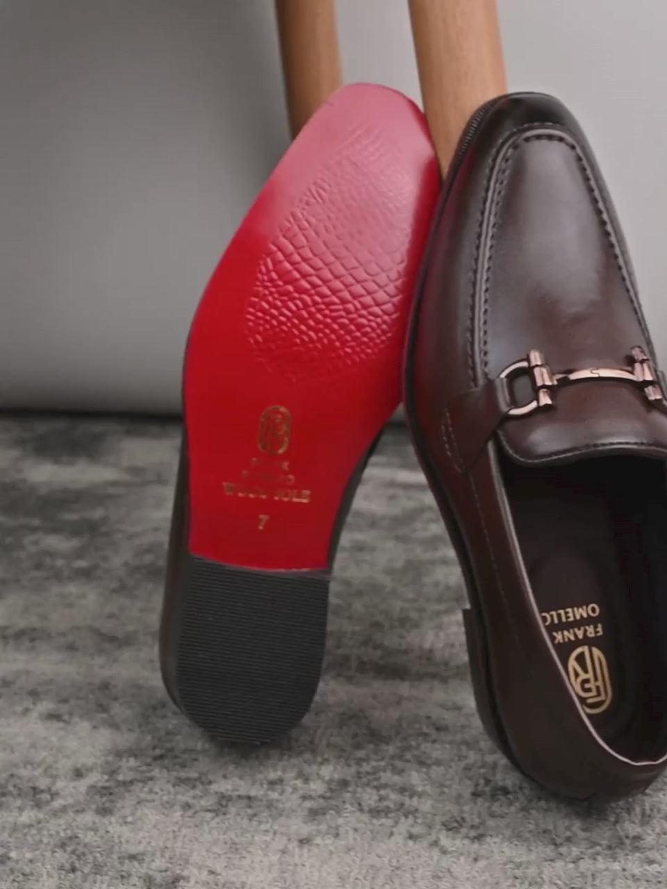Men's Handcrafted Textured Loafers with Cuban Heels