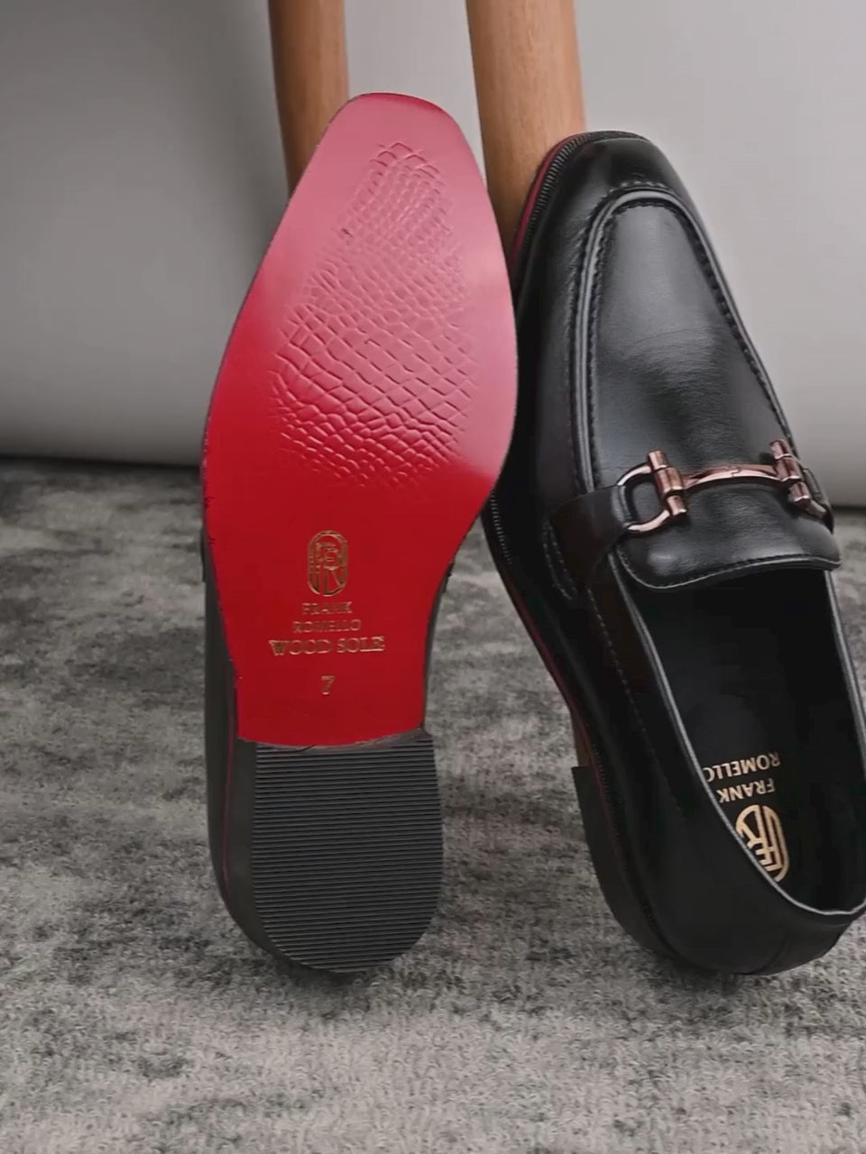 Men's Handcrafted Textured Loafers with Cuban Heels